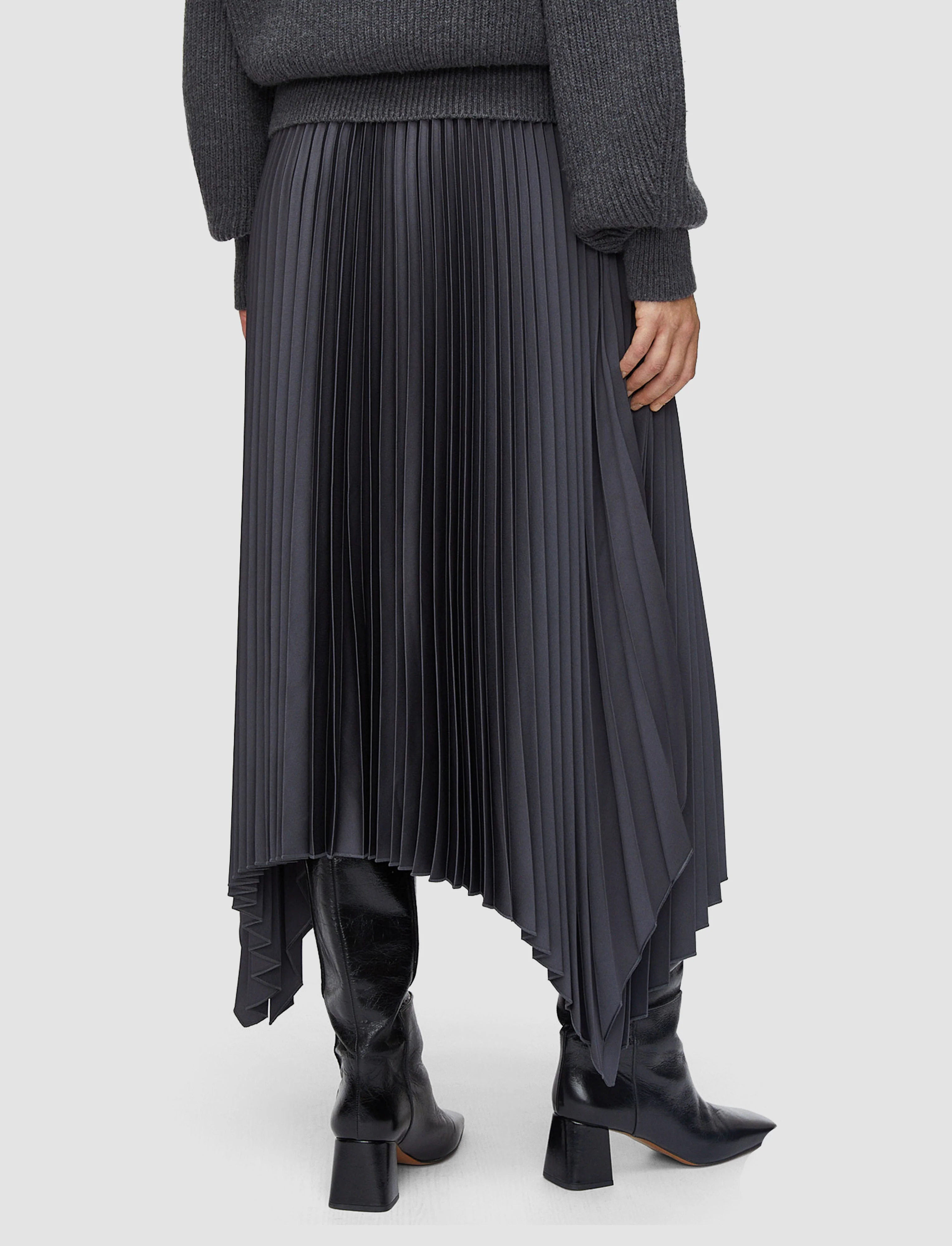Ade Knit Weave Plissé Skirt - Image 3