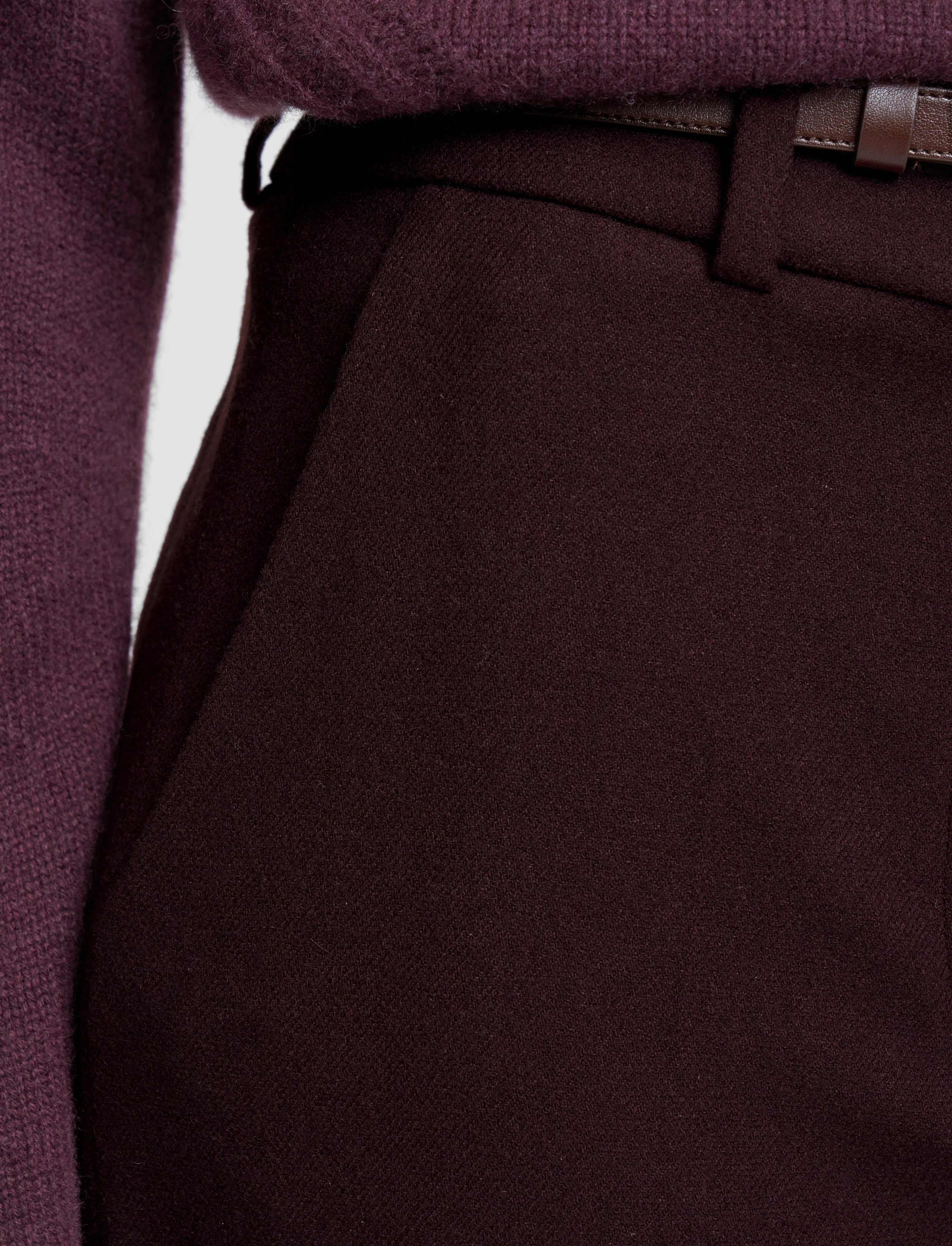 Alana Flannel Wool Trousers - Image 4