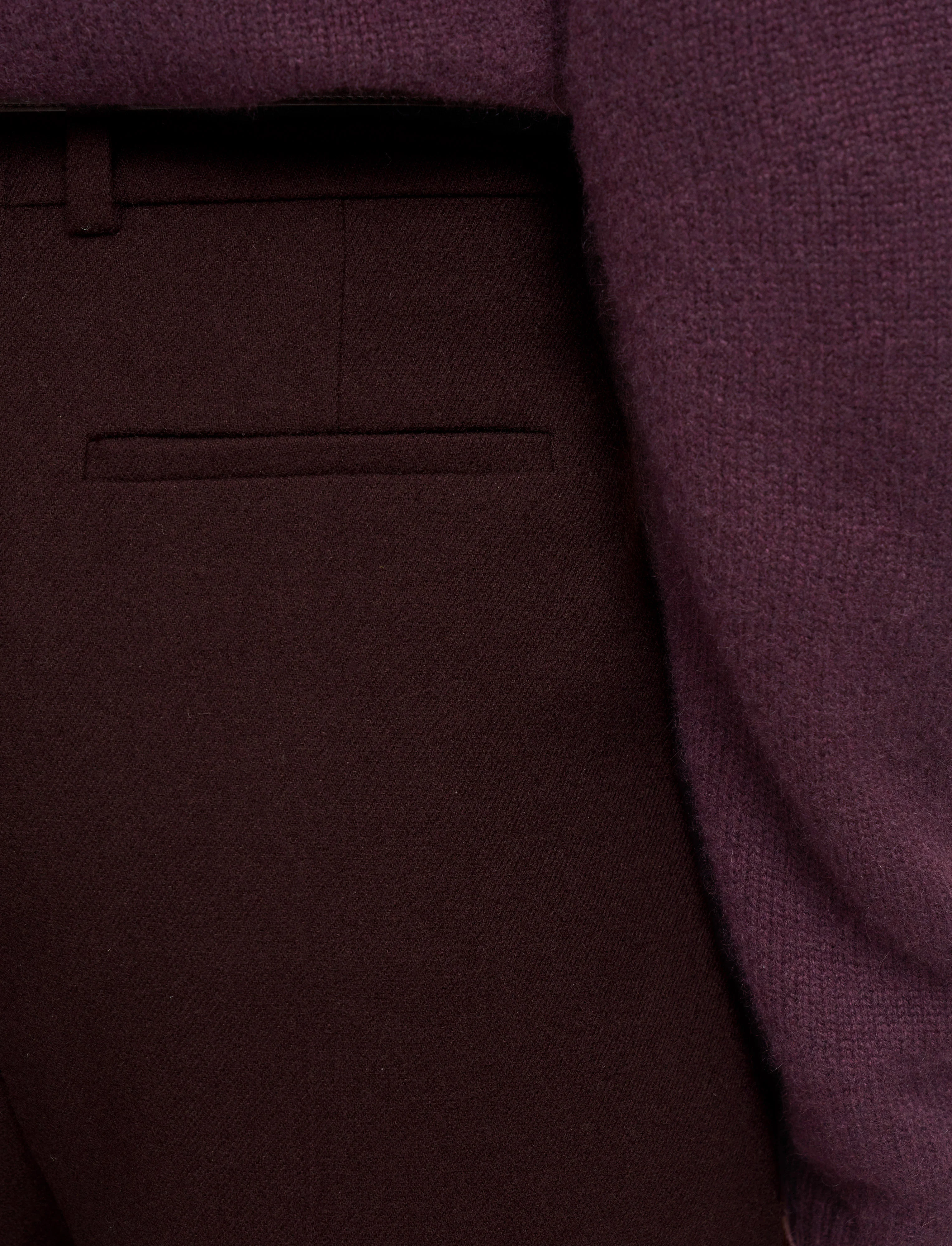 Alana Flannel Wool Trousers - Image 5