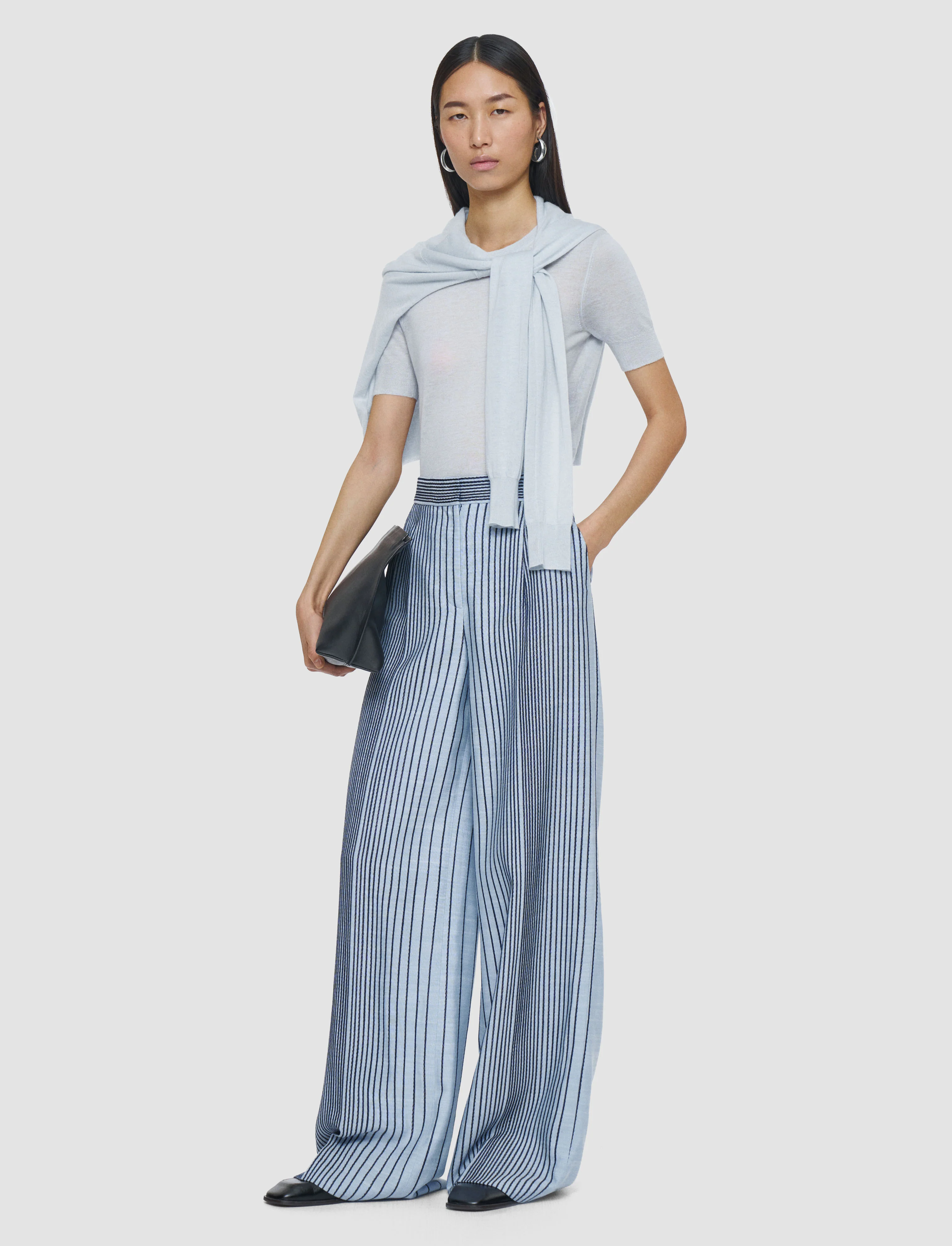 Alanel Embroidered Stripes Trousers - Image 2