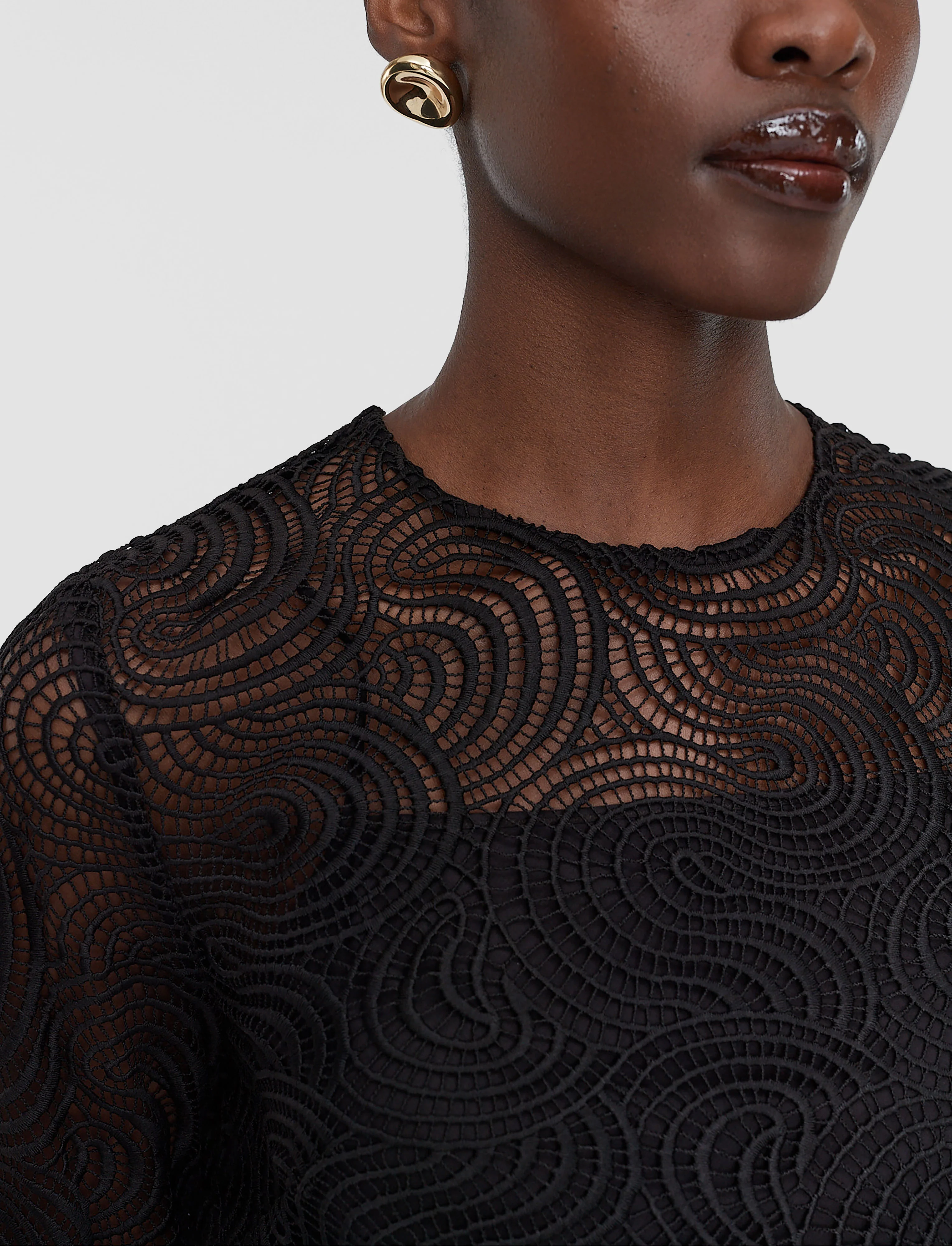 Amira Corded Lace Dress - Image 4