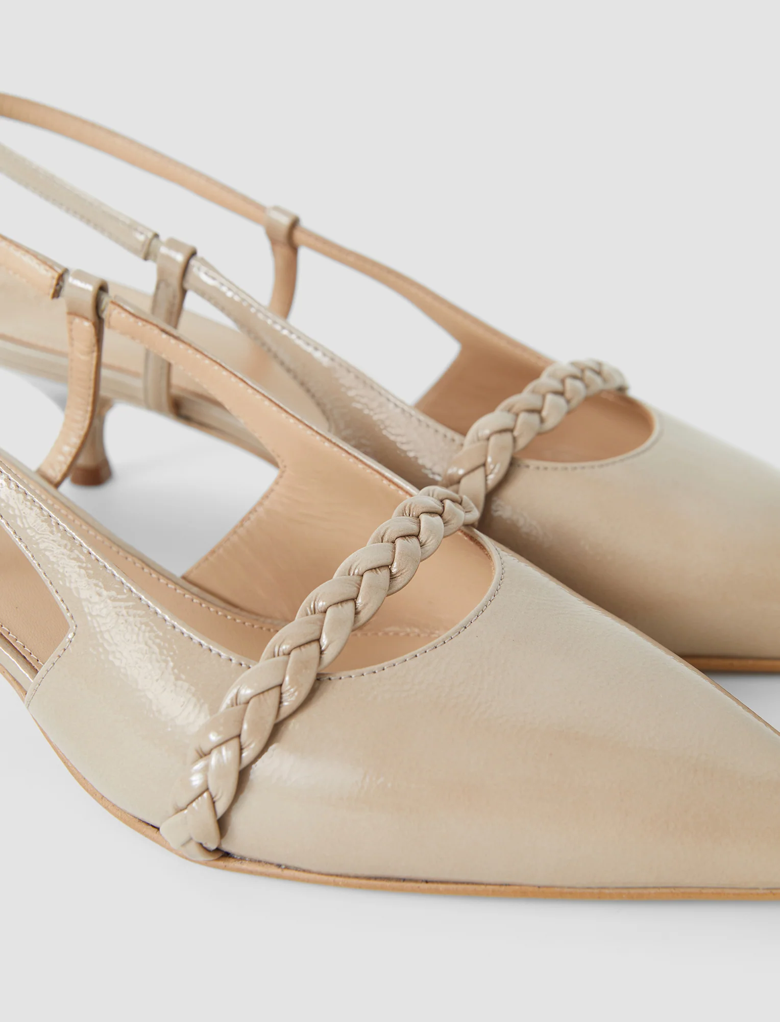 Anisa Patent Leather Slingback Shoes - Image 4