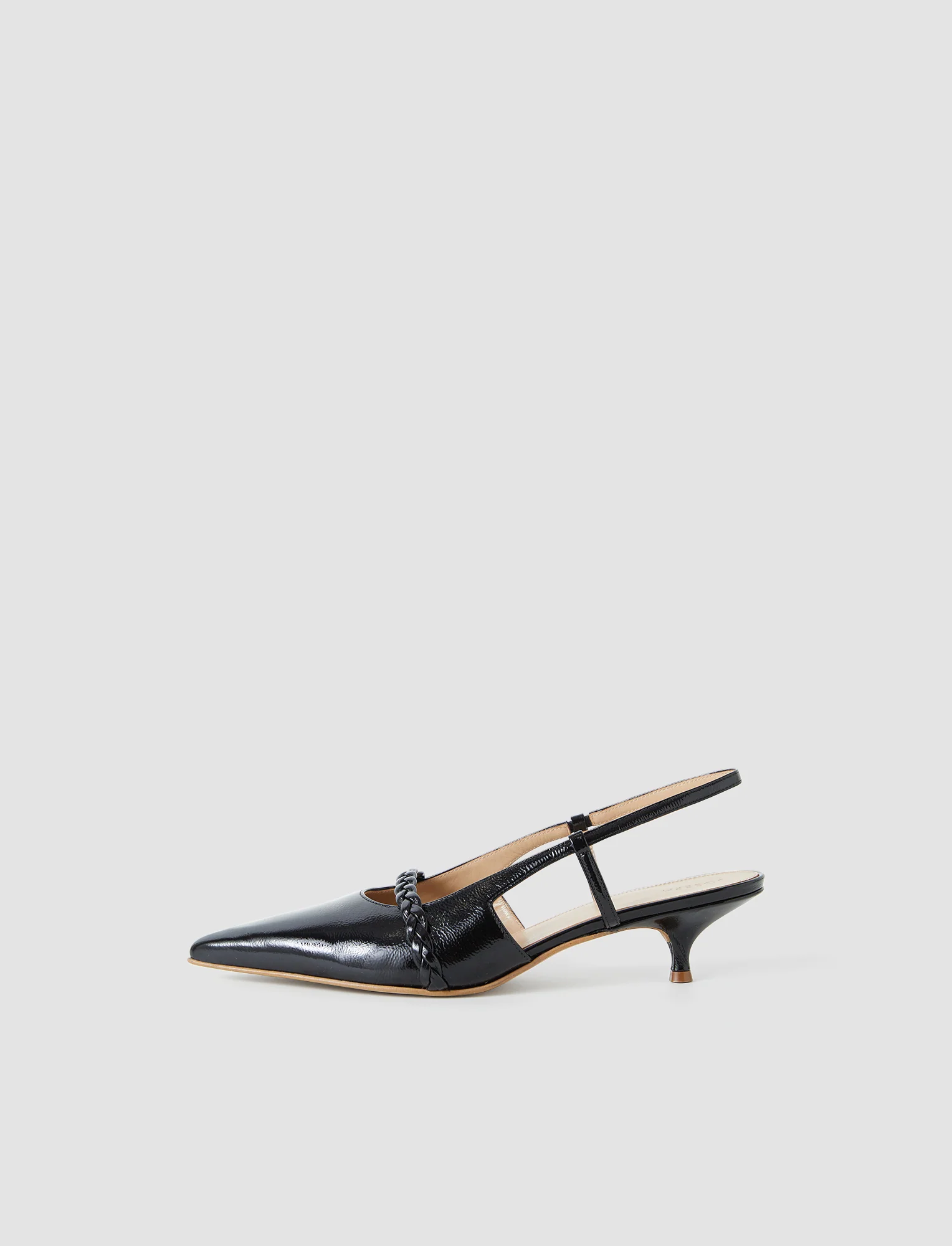 Anisa Patent Leather Slingback Shoes