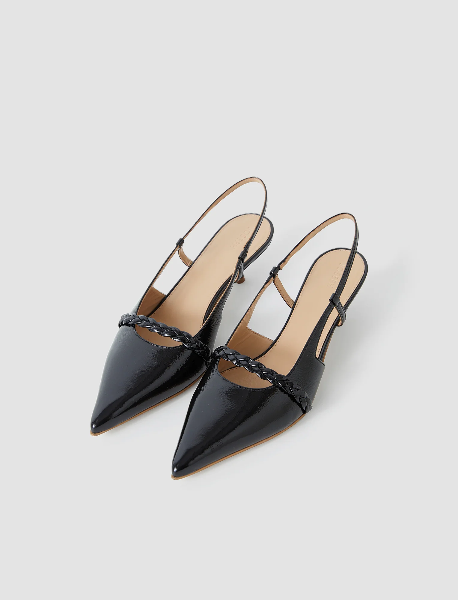 Anisa Patent Leather Slingback Shoes - Image 2