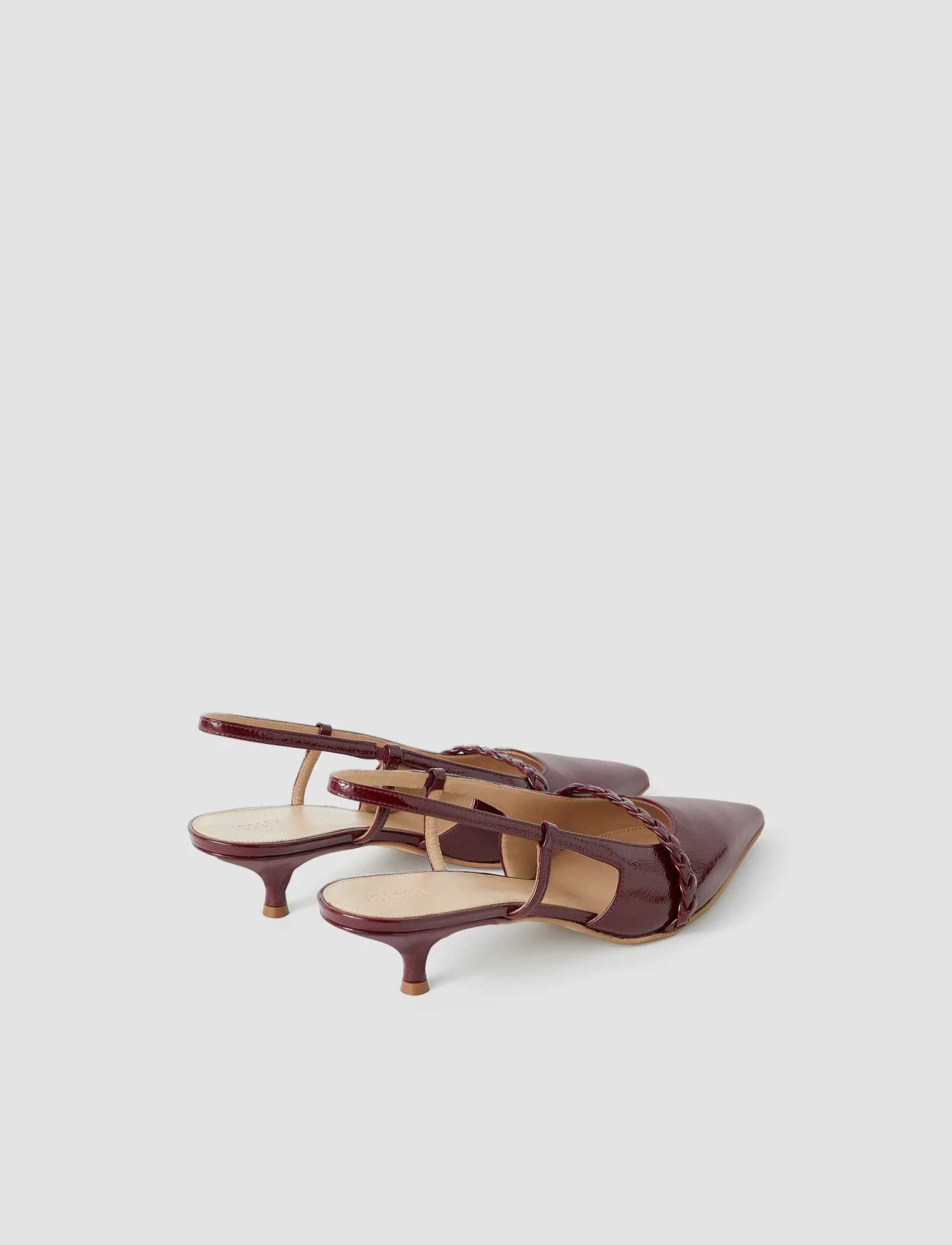 Anisa Patent Leather Slingback Shoes - Image 3
