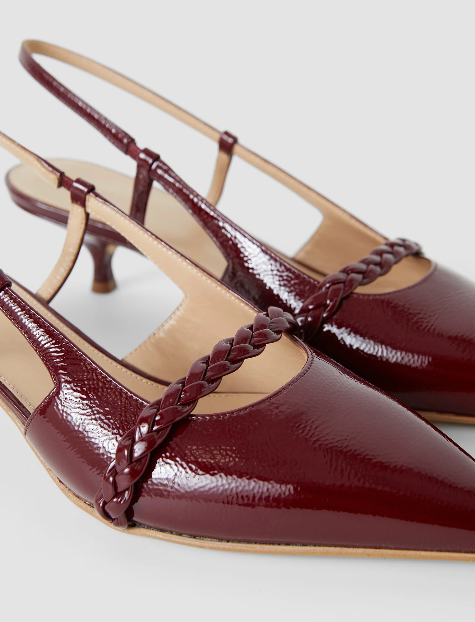 Anisa Patent Leather Slingback Shoes - Image 4