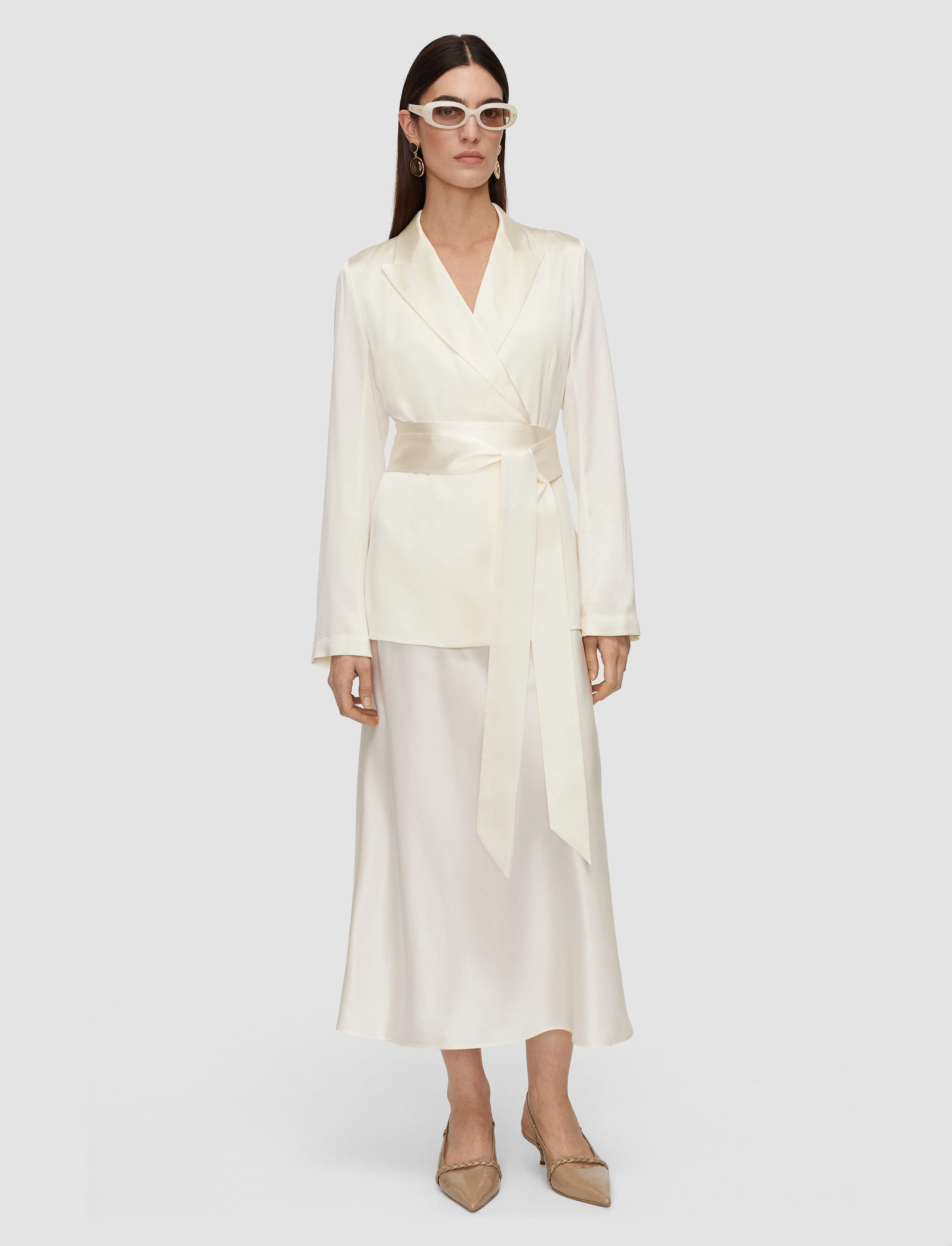 Archer Silk Satin Jacket - Image 2