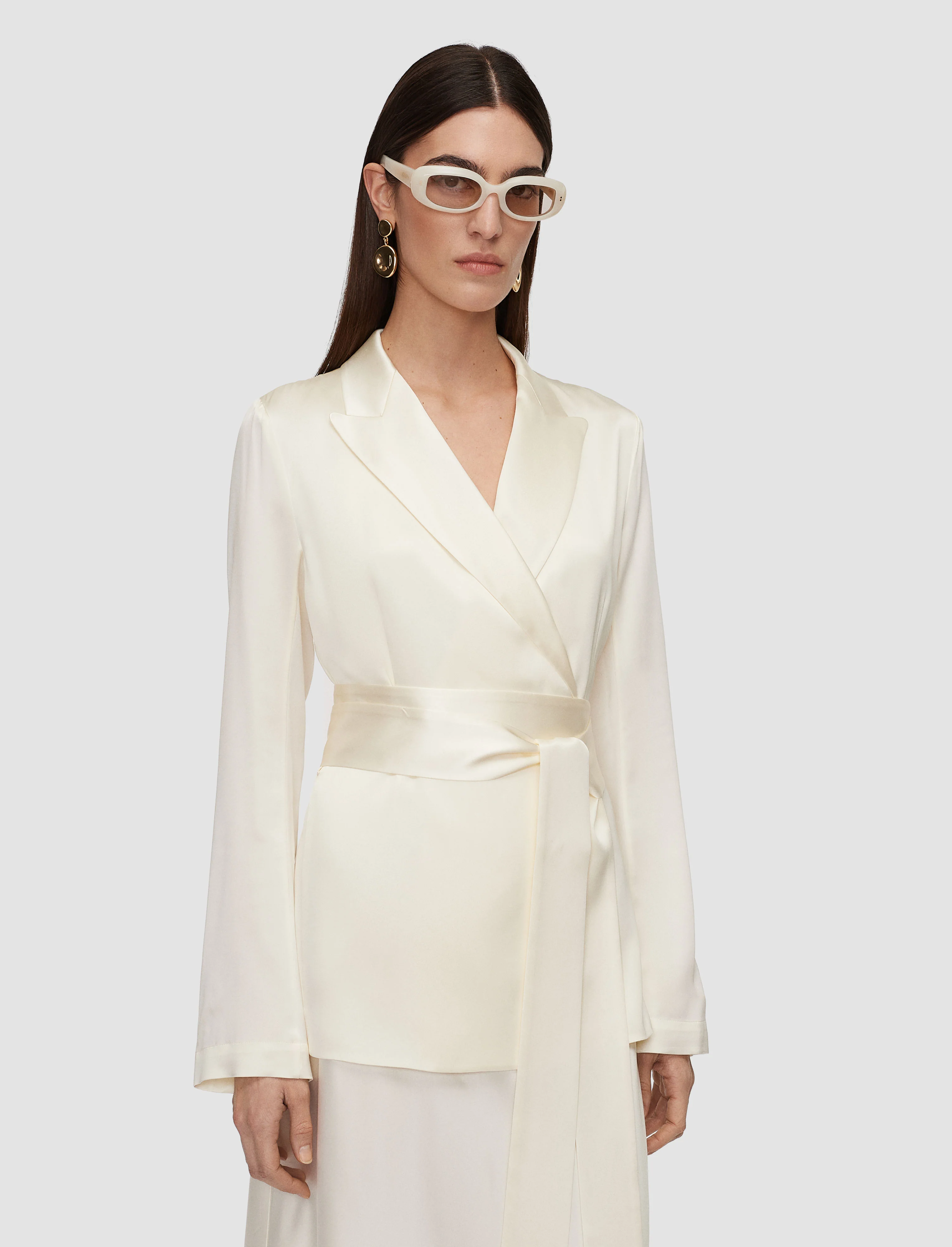 Archer Silk Satin Jacket - Image 3