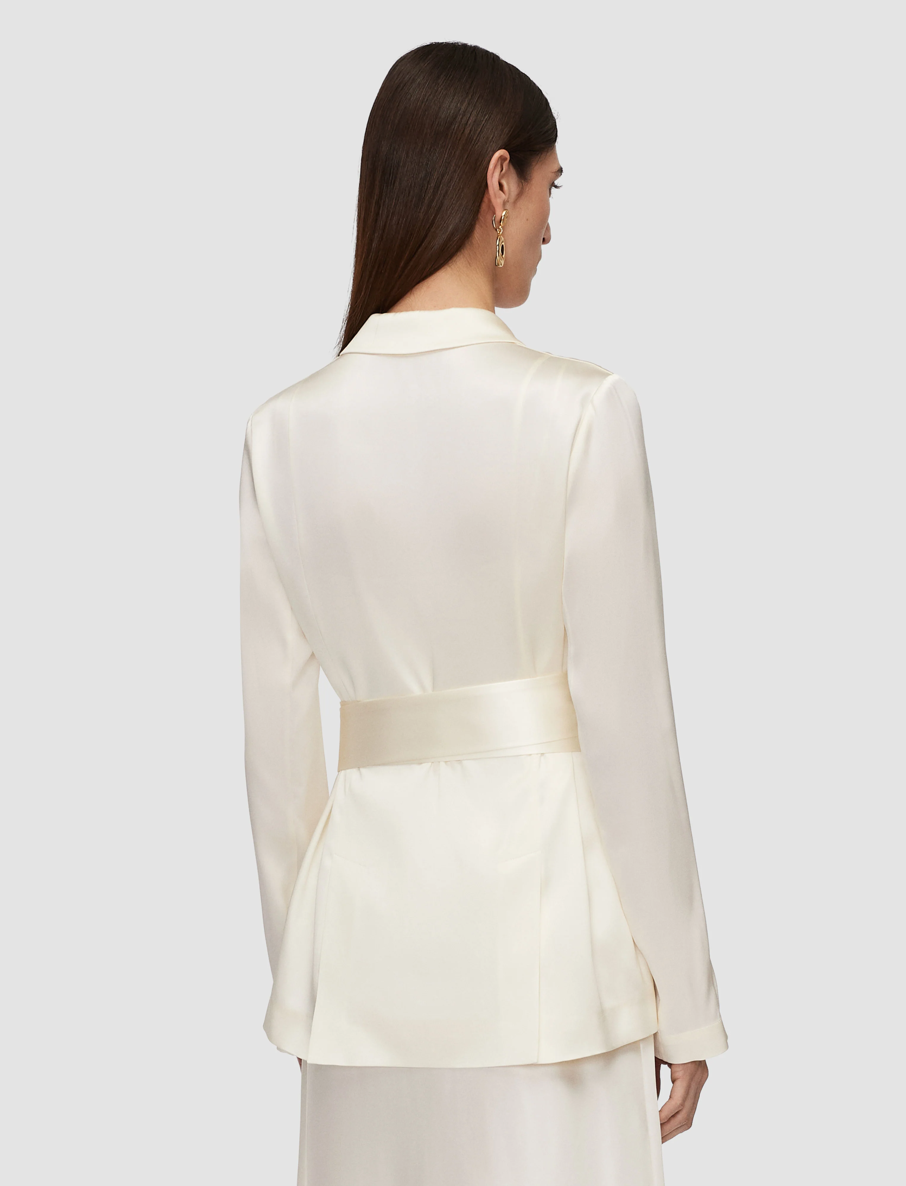Archer Silk Satin Jacket - Image 4