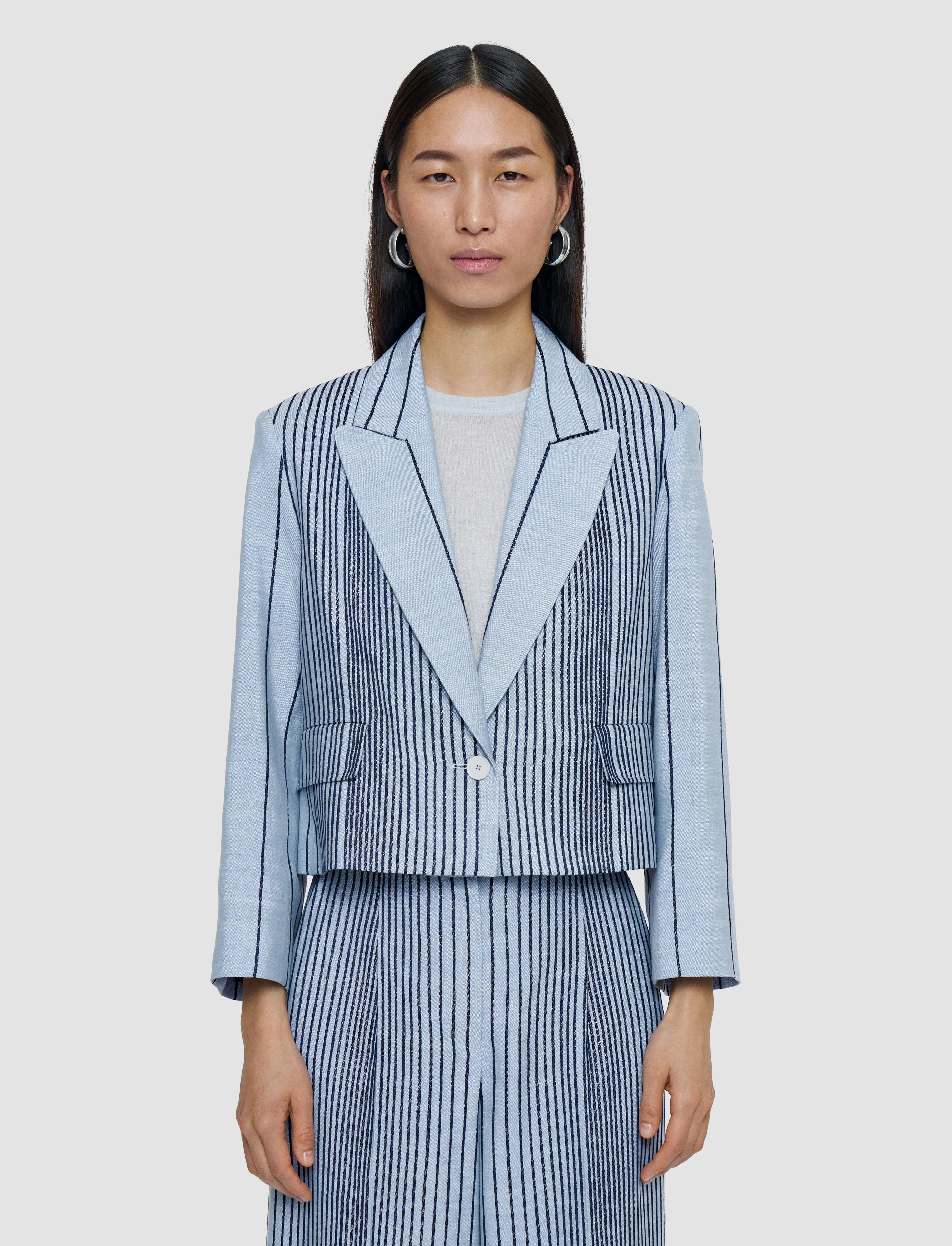 Berlier Embroidered Stripes Jacket - Image 3