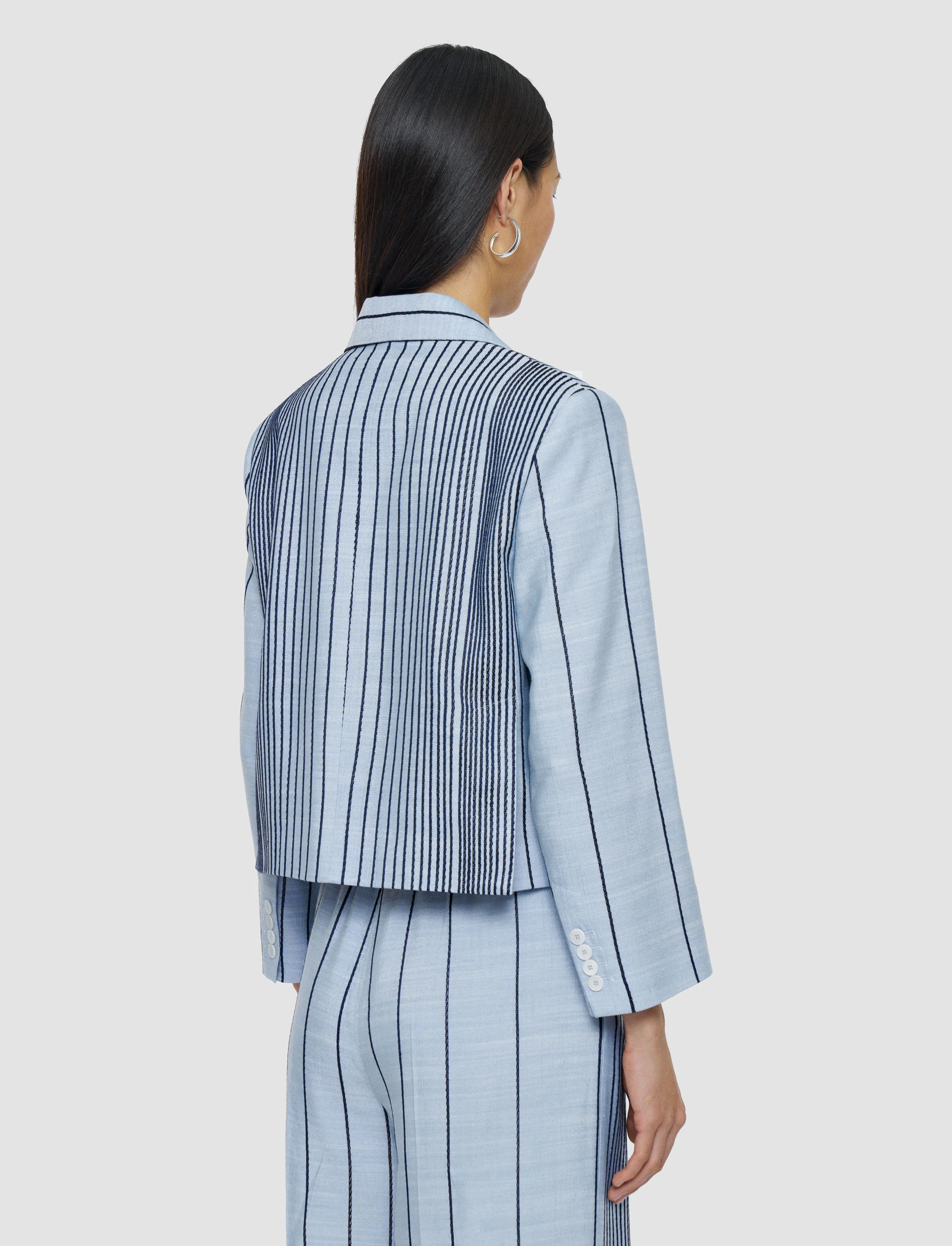 Berlier Embroidered Stripes Jacket - Image 4