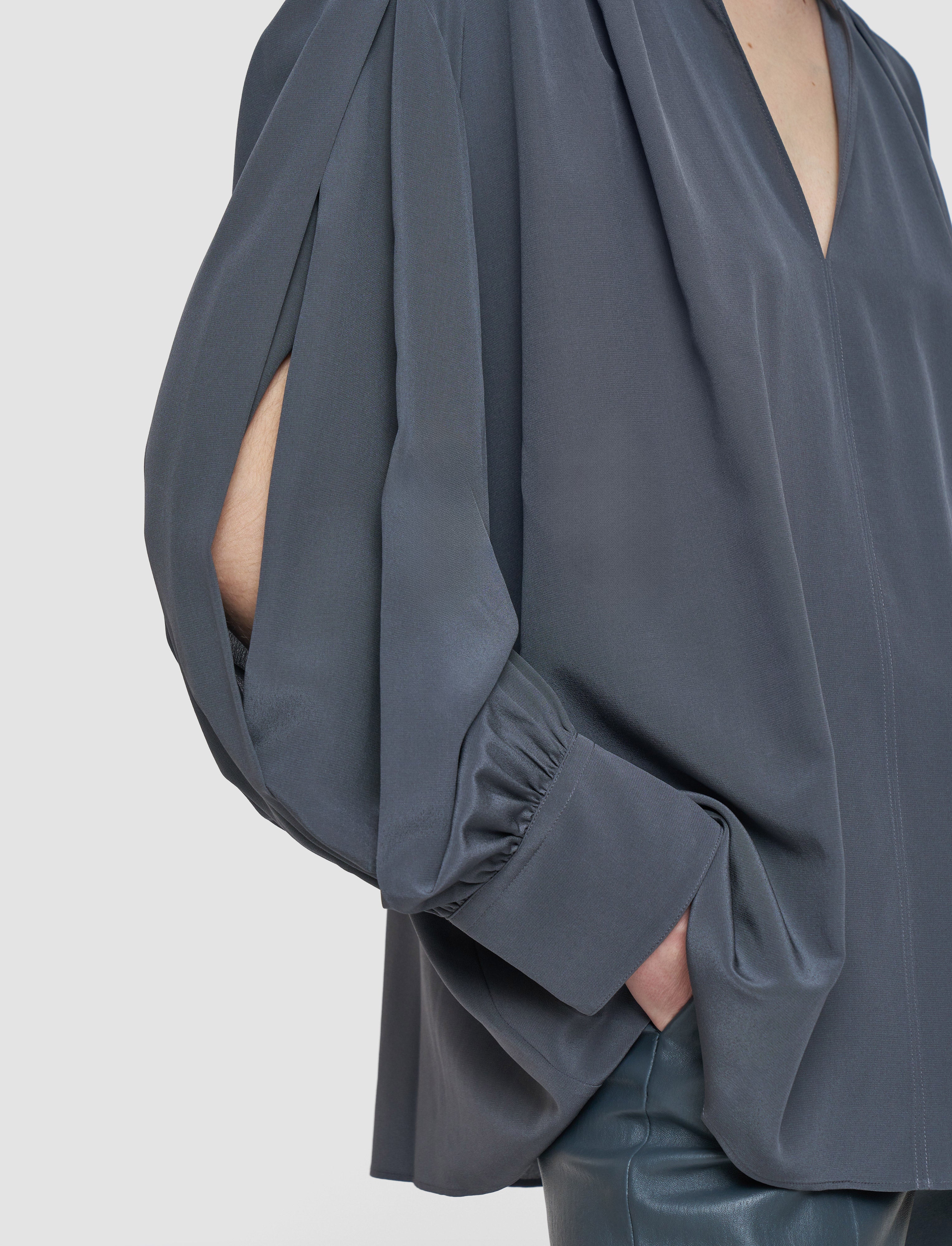 Blondel Crepe de Chine Silk Blouse - Image 5