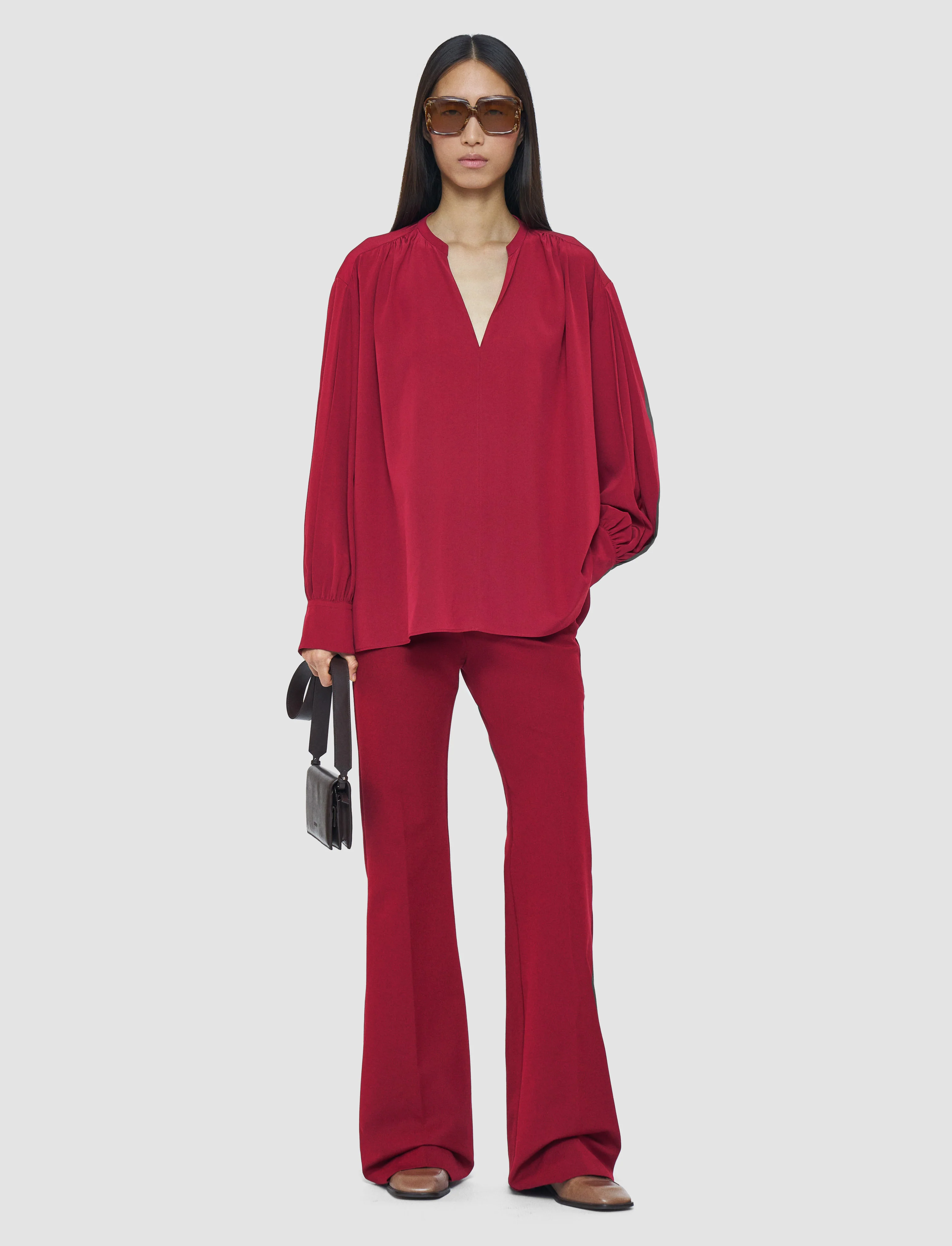 Blondel Crepe de Chine Silk Blouse - Image 2