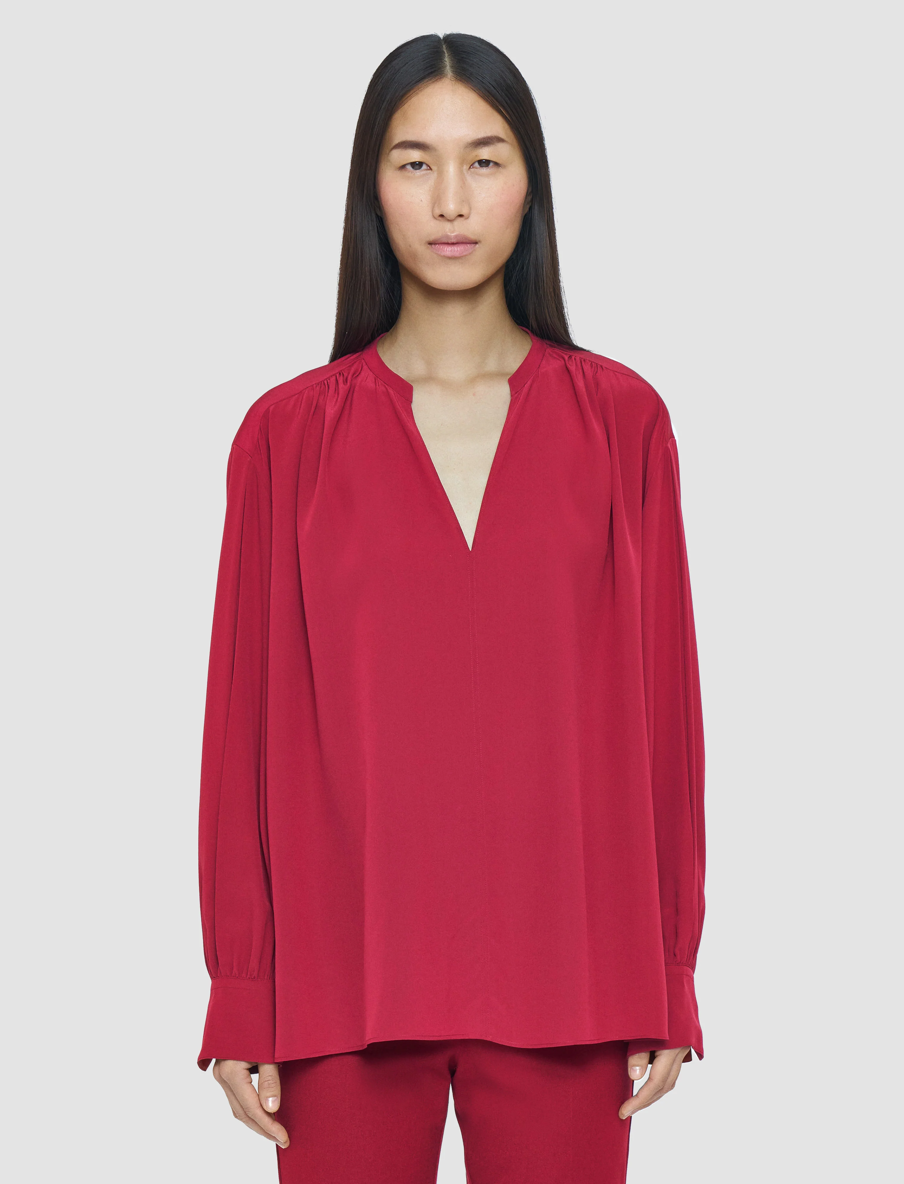 Blondel Crepe de Chine Silk Blouse - Image 3