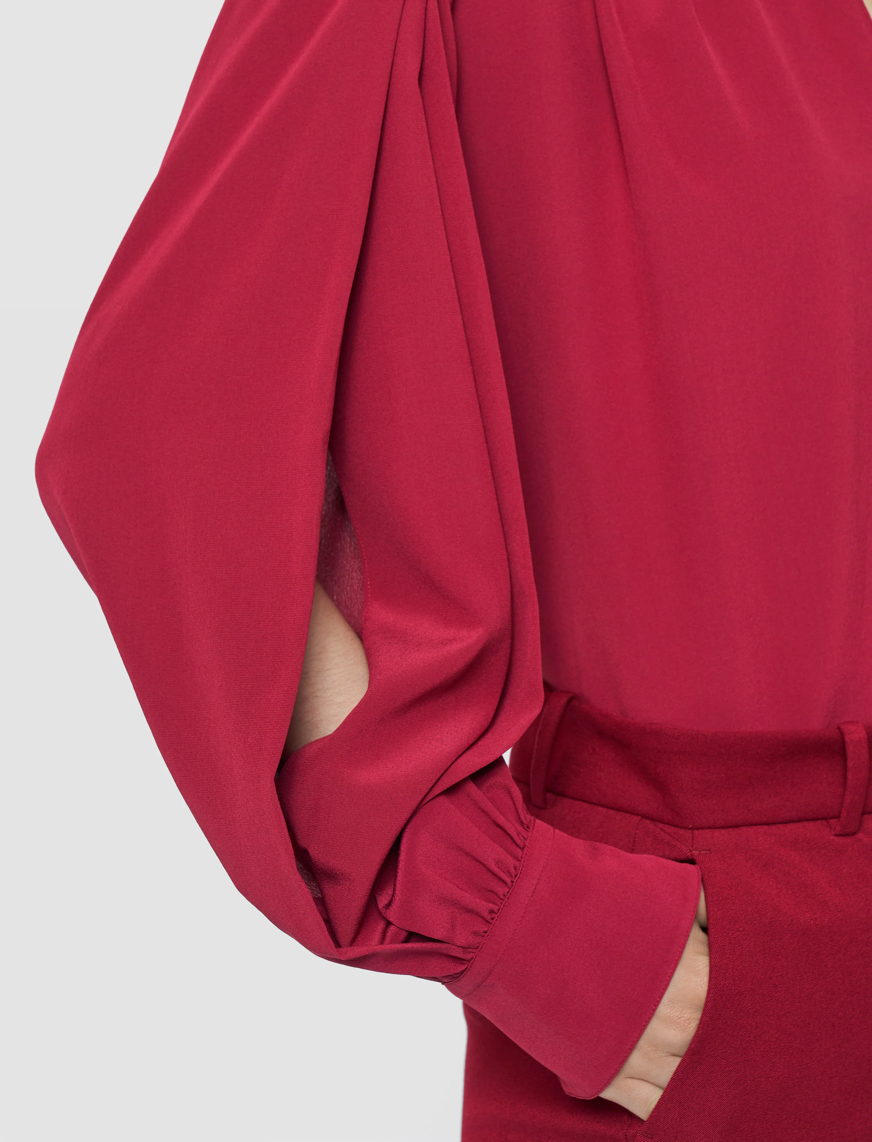 Blondel Crepe de Chine Silk Blouse - Image 5