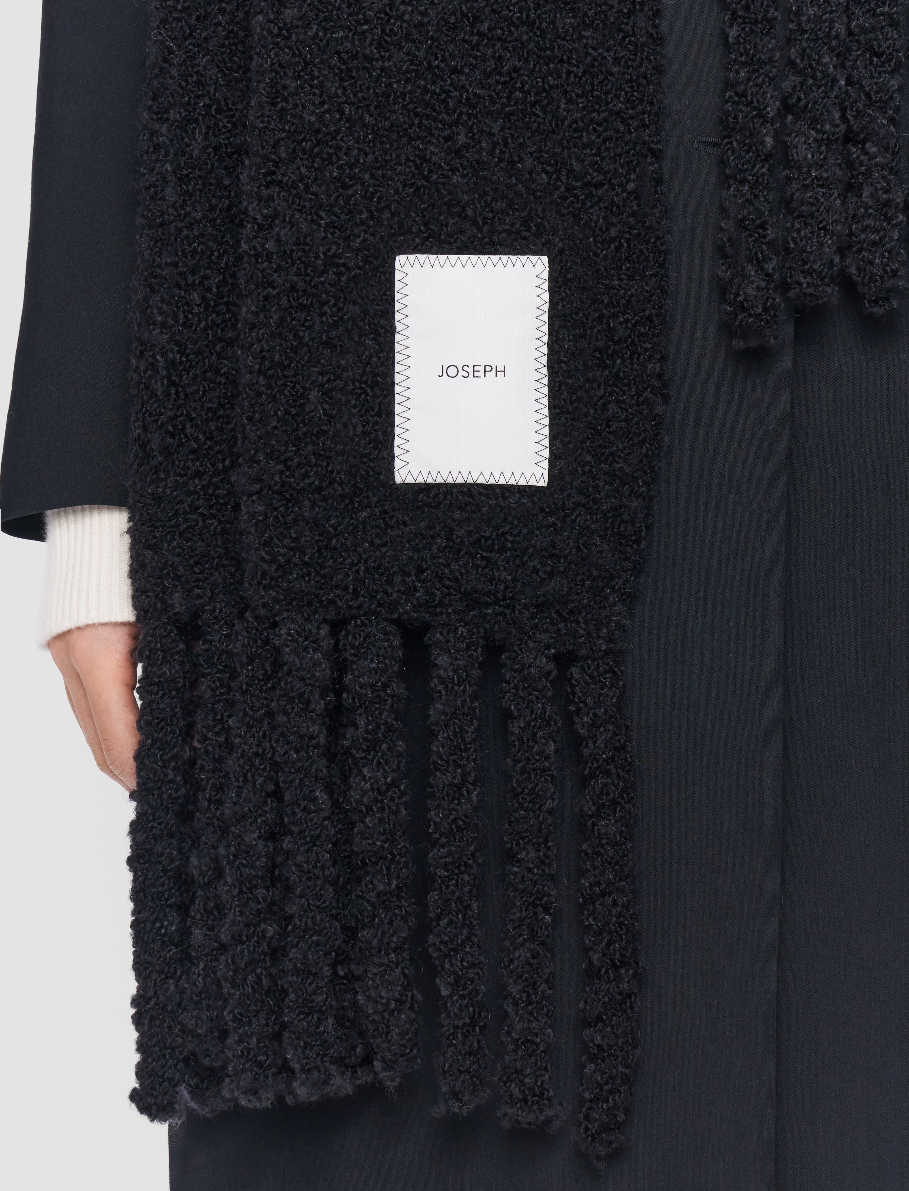 Bouclé Knit Scarf - Image 4