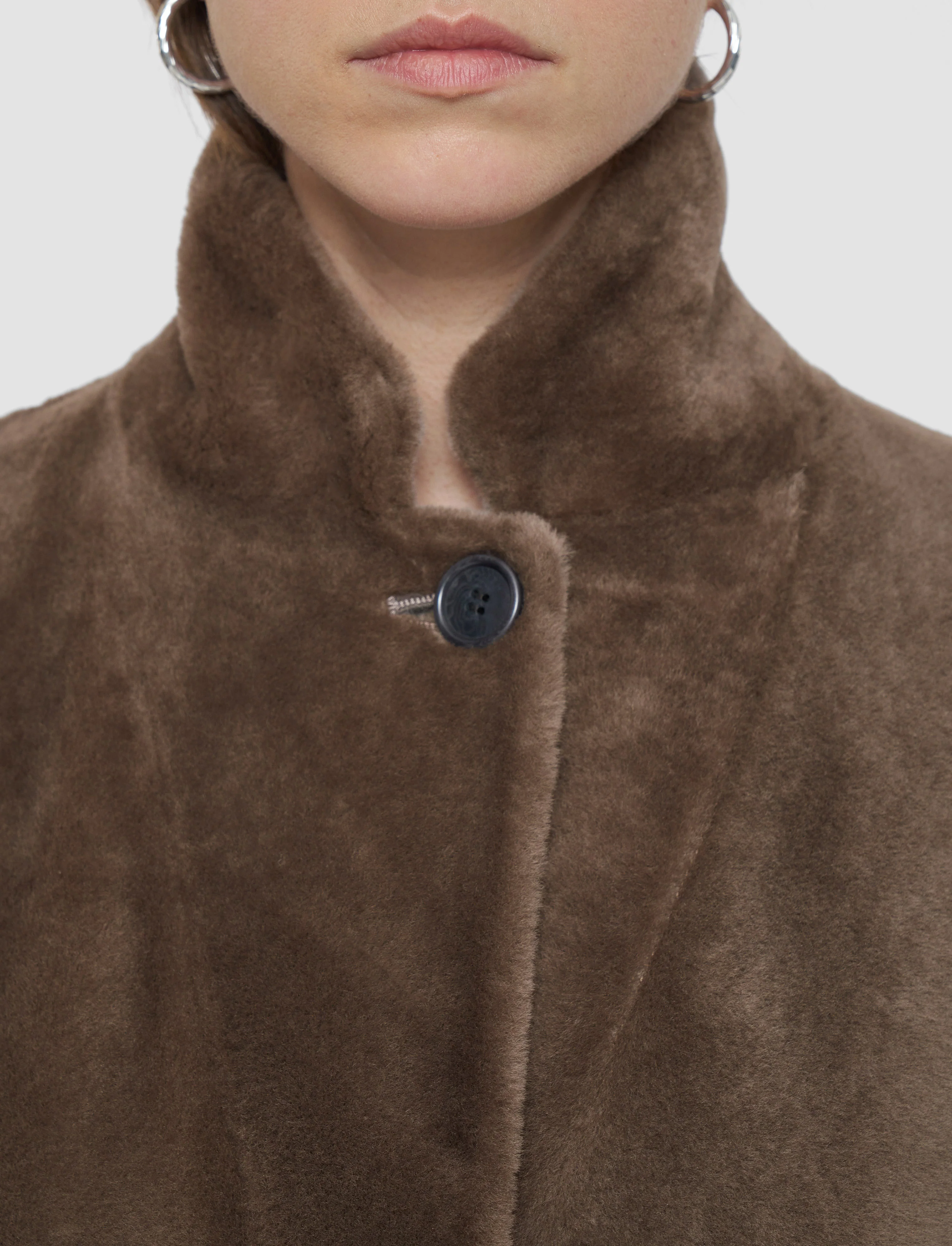 Britanny Reversible Soft Shearling Coat - Image 5
