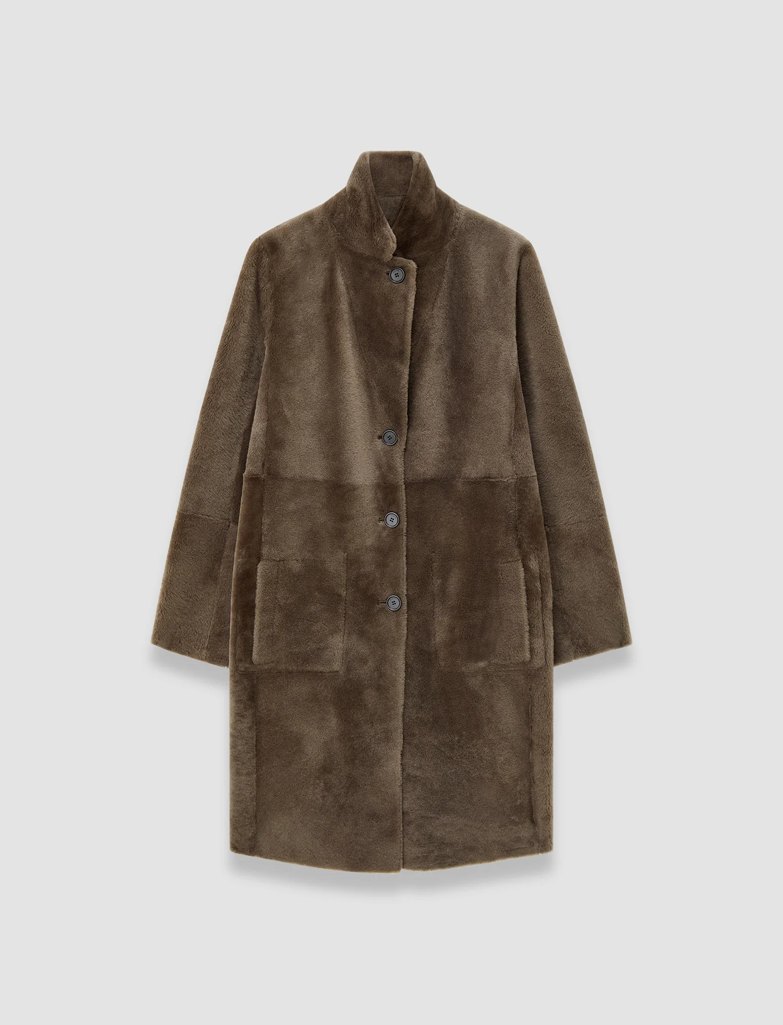 Britanny Reversible Soft Shearling Coat - Image 7