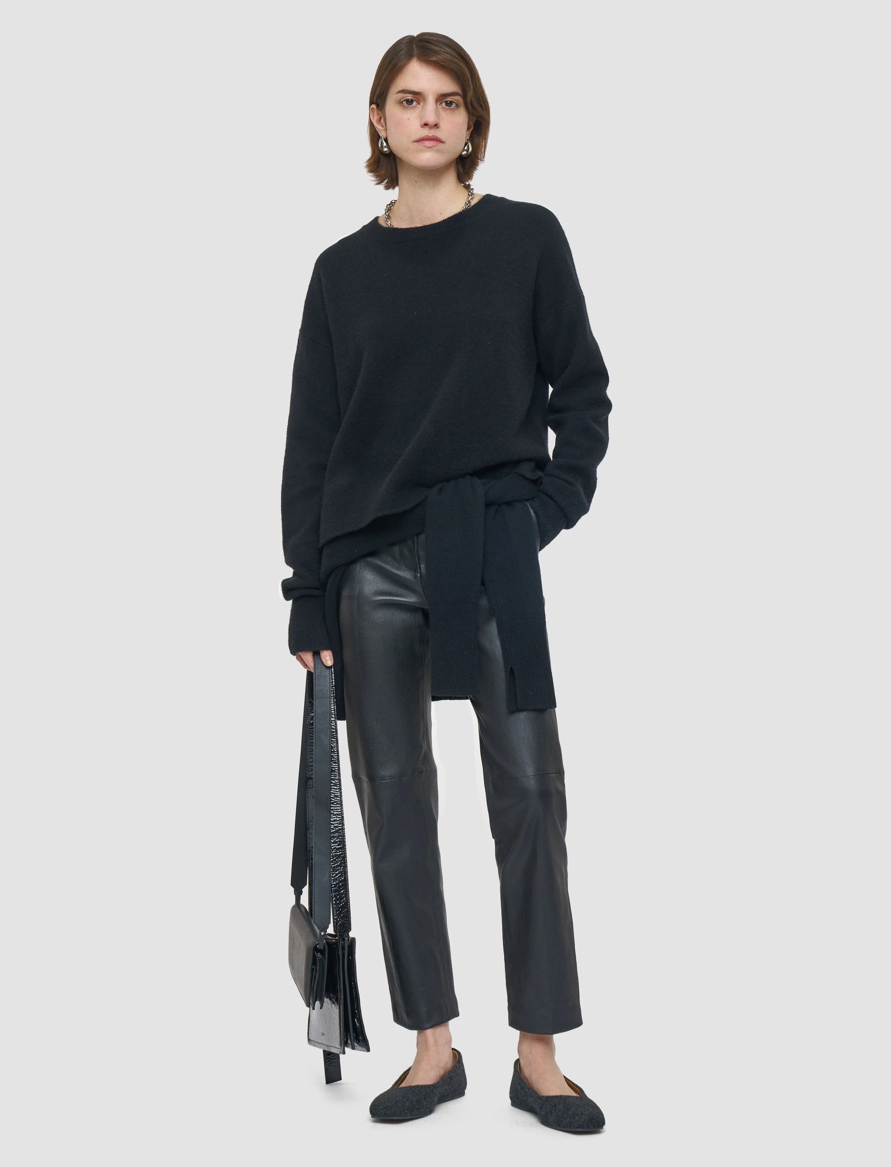 Brushed Cashmere Round Neck Jumper - Image 2