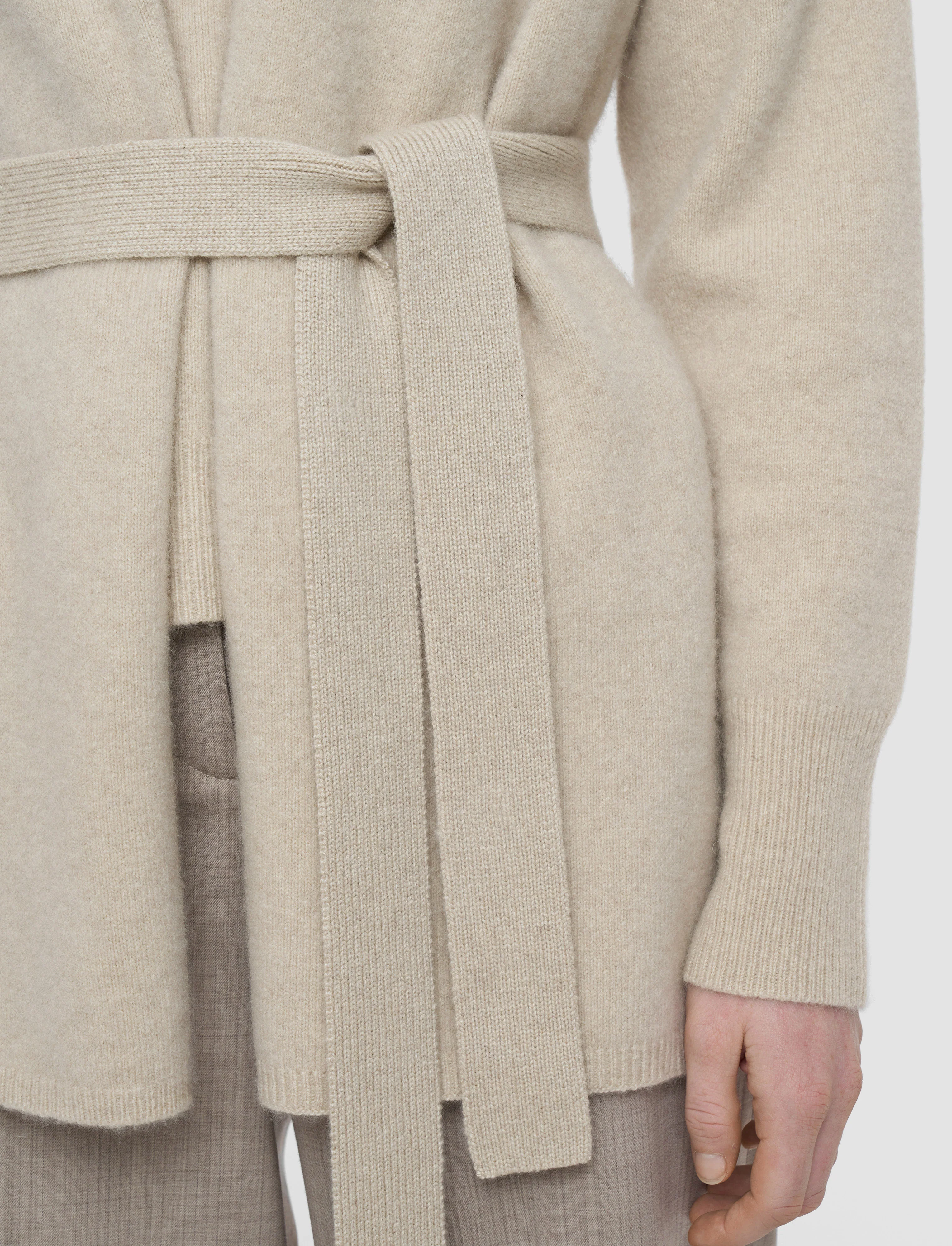 Brushed Cashmere Sleeveless Wrap - Image 5