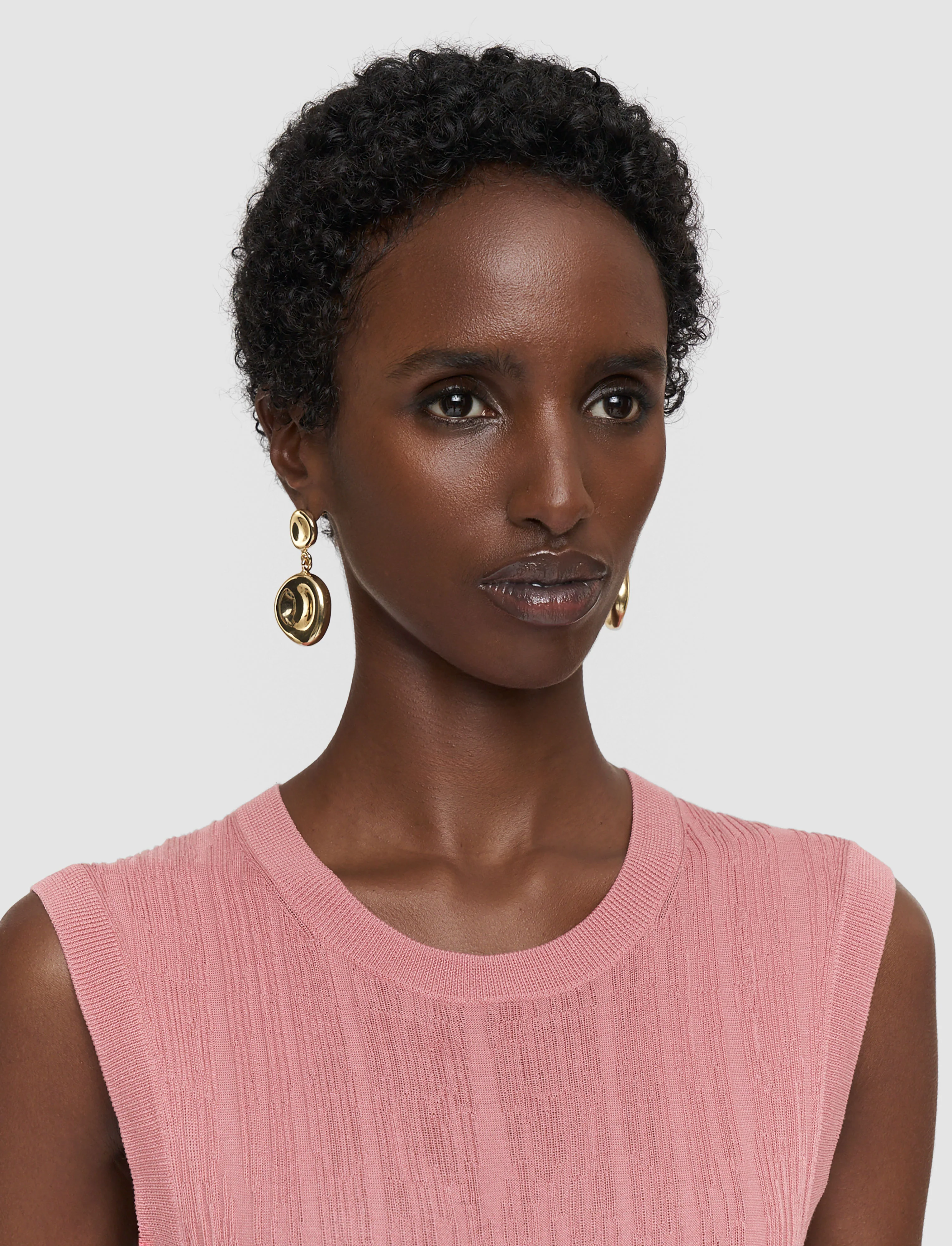 Calife Silk Cotton Rib Vest - Image 5