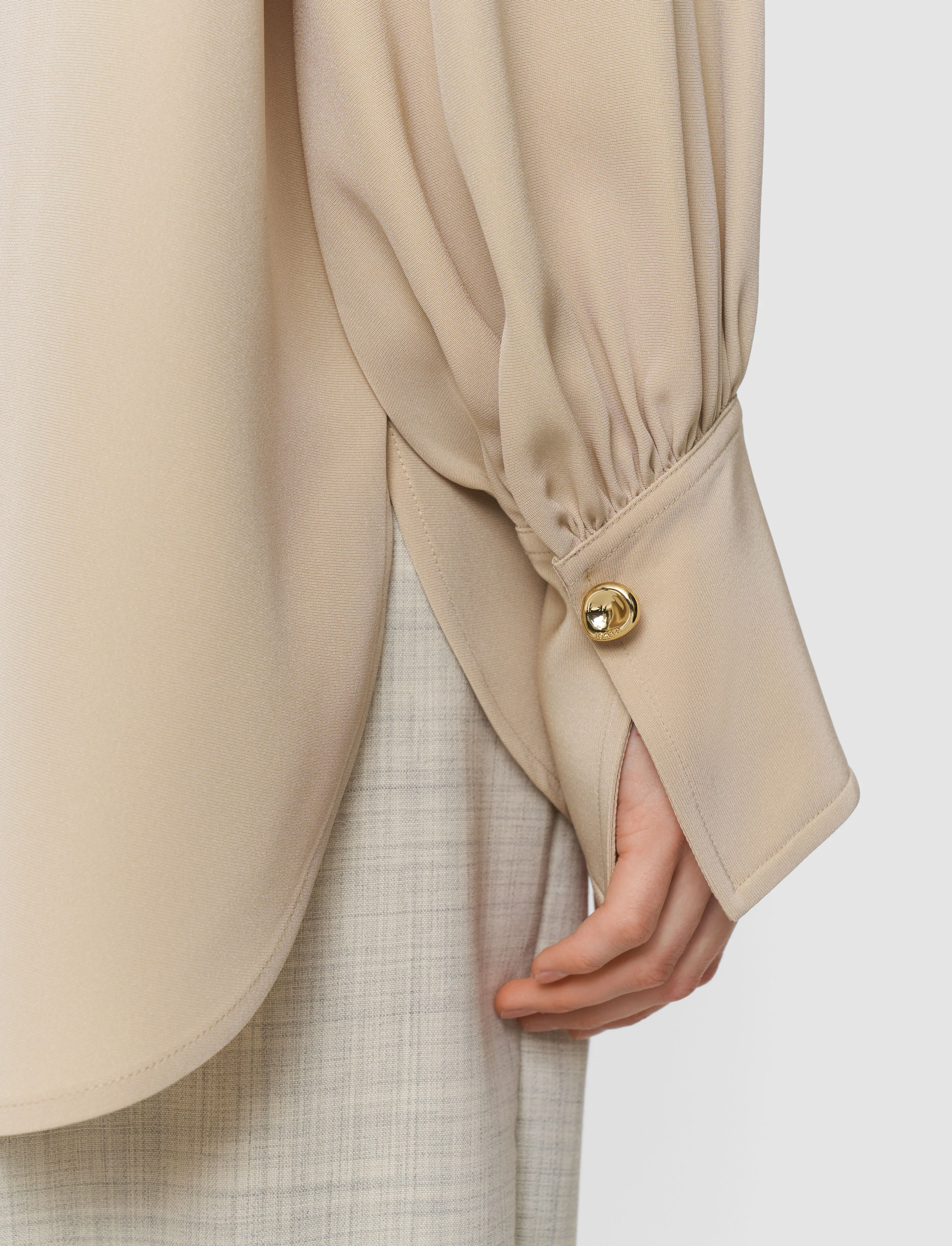 Camilia Satin Twill Blouse - Image 6