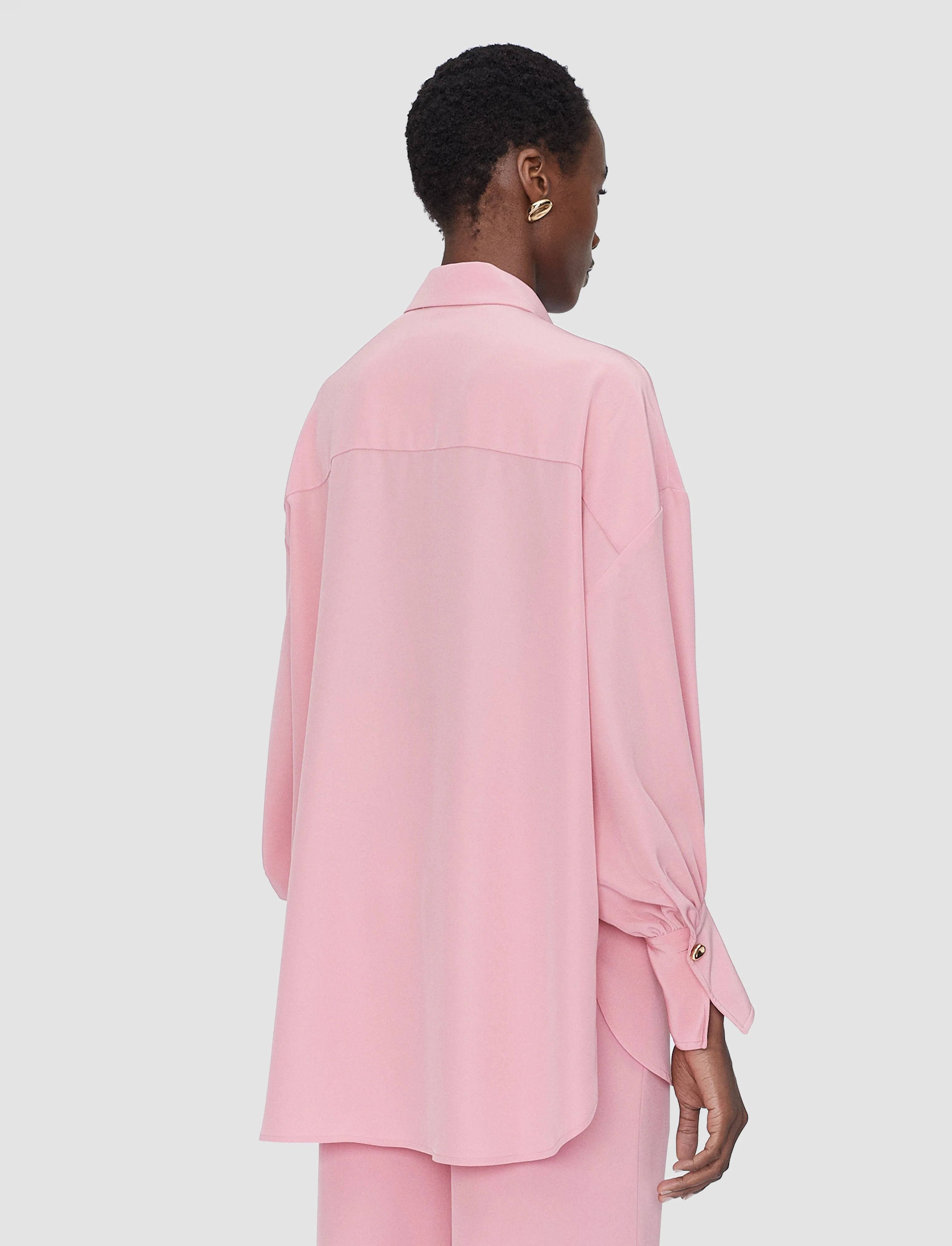 Camilia Satin Twill Blouse - Image 4