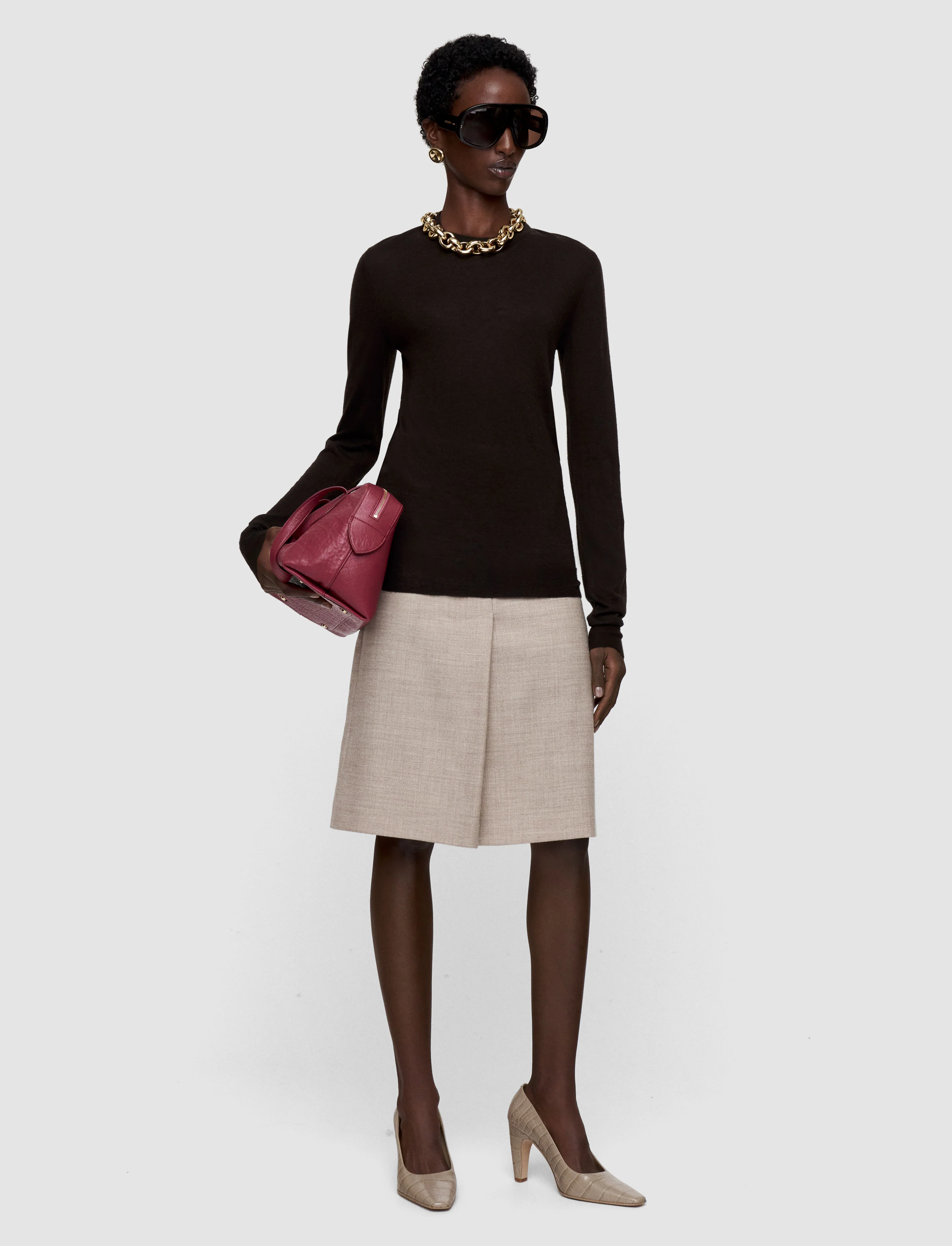 Cashair Round Neck Jumper - Image 2