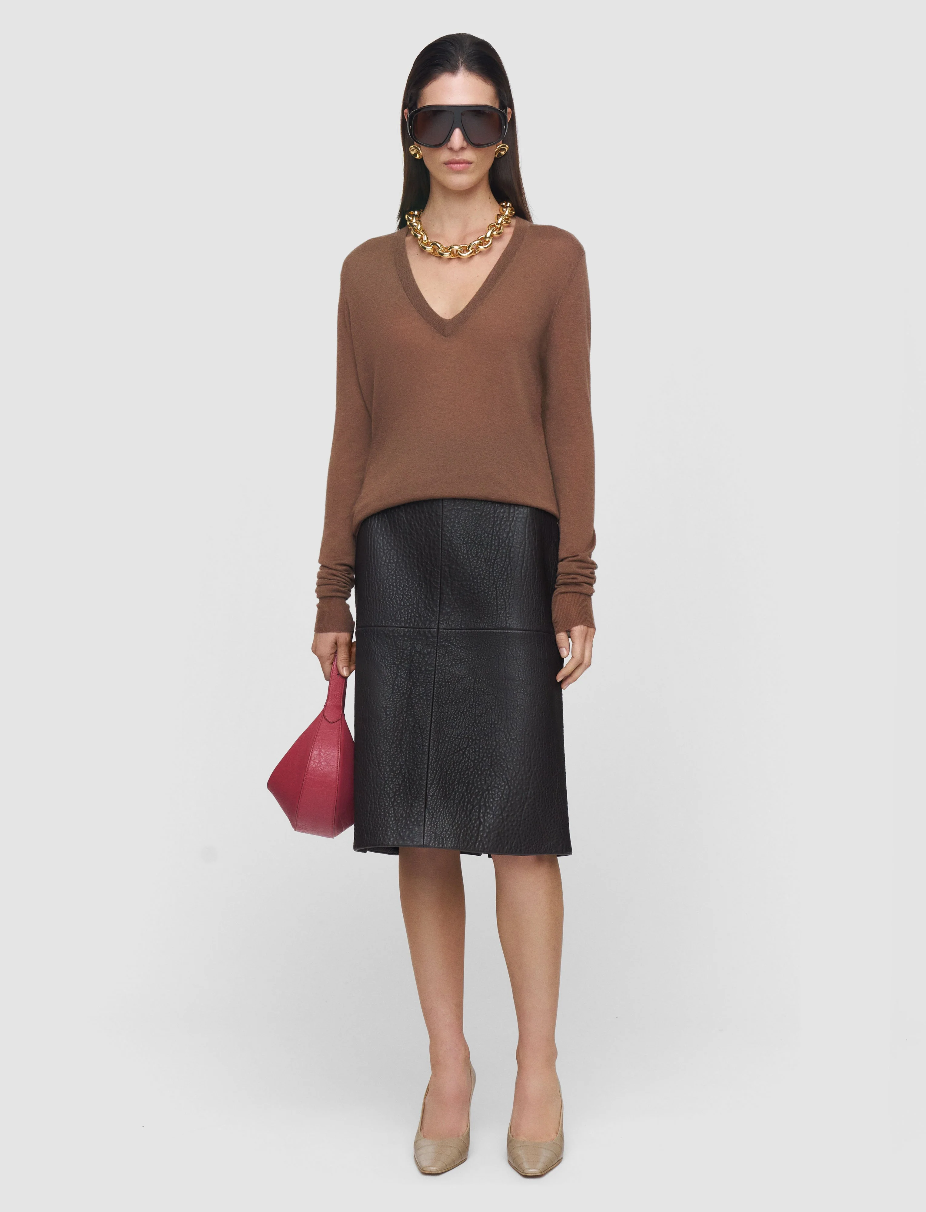Cashair V Neck Jumper - Image 2