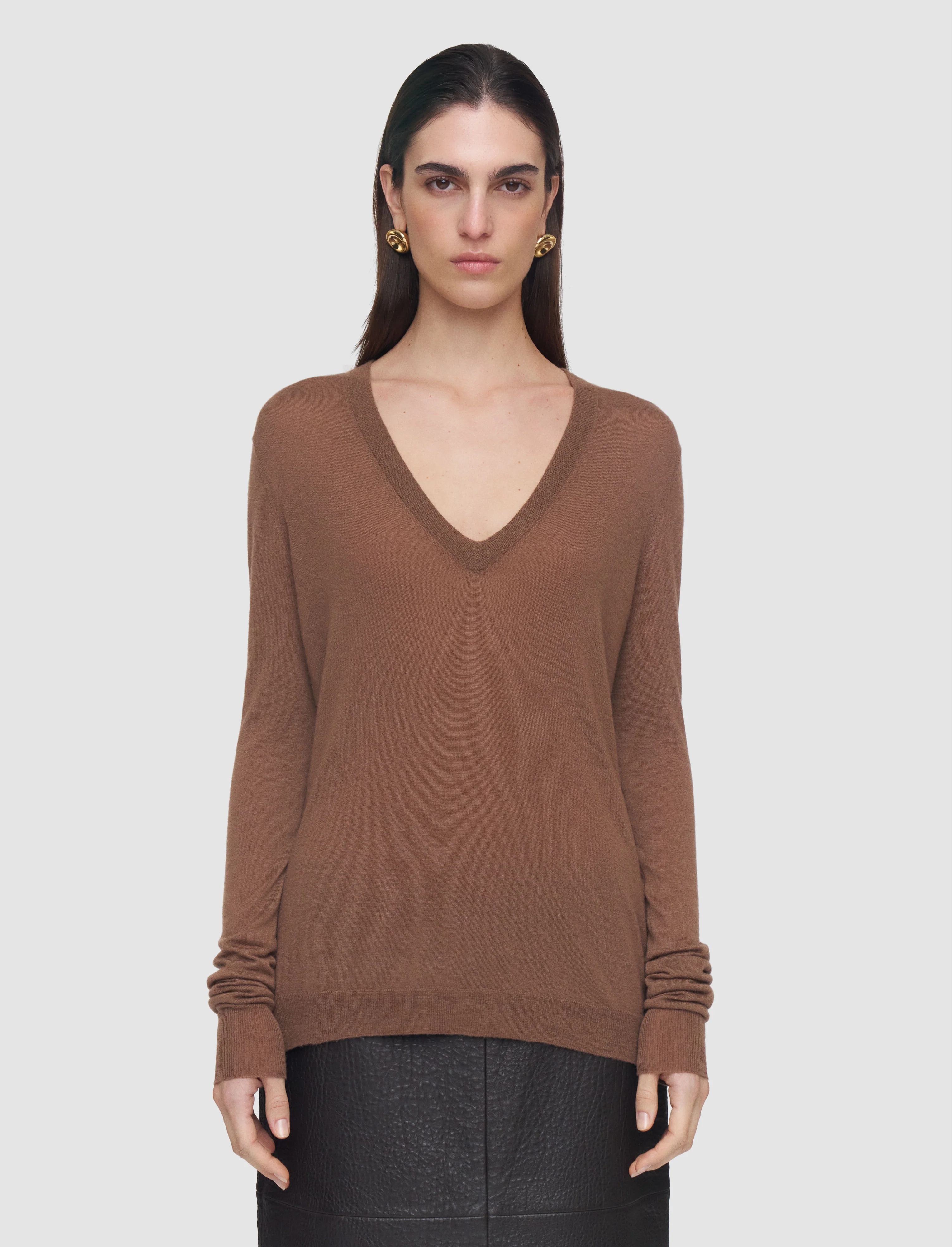 Cashair V Neck Jumper - Image 3