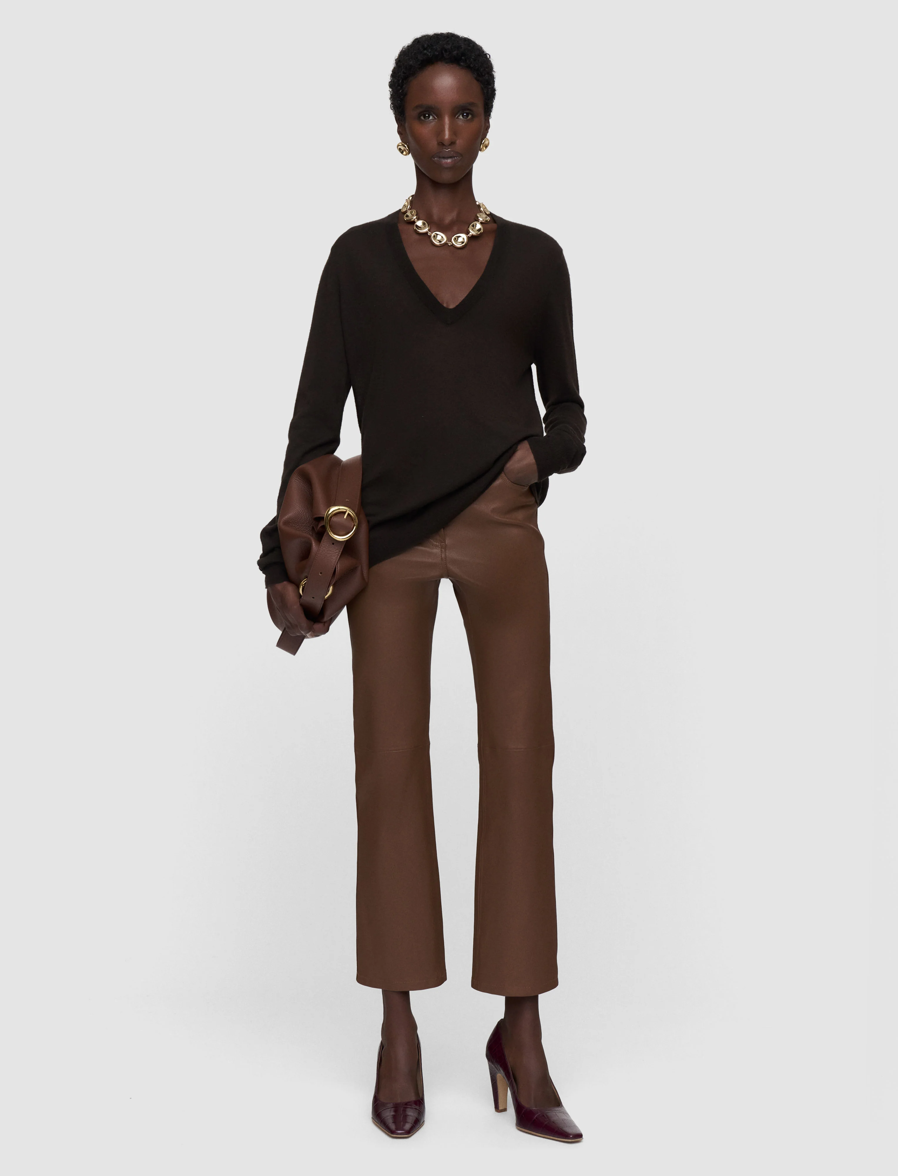 Cashair V Neck Jumper - Image 2