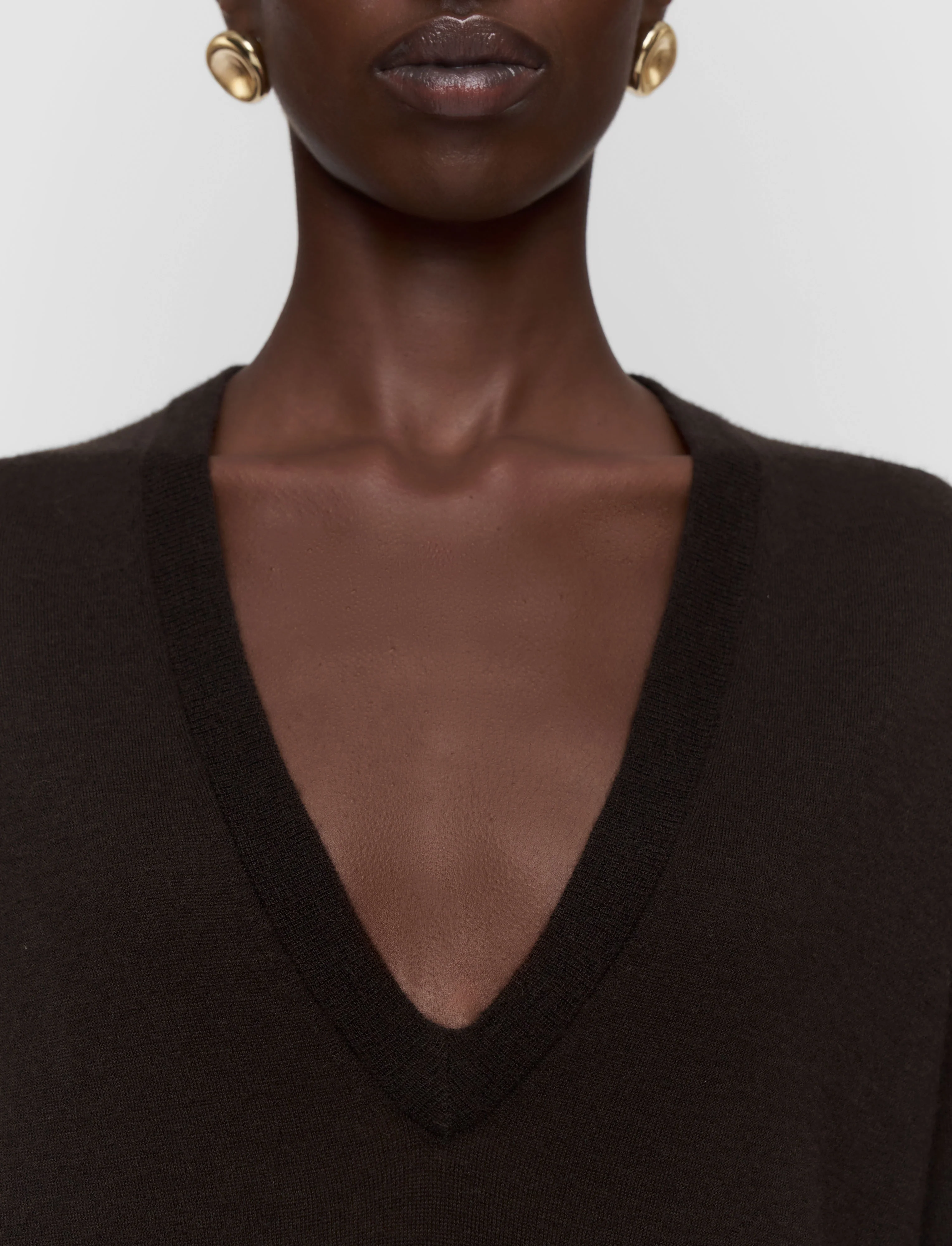 Cashair V Neck Jumper - Image 5