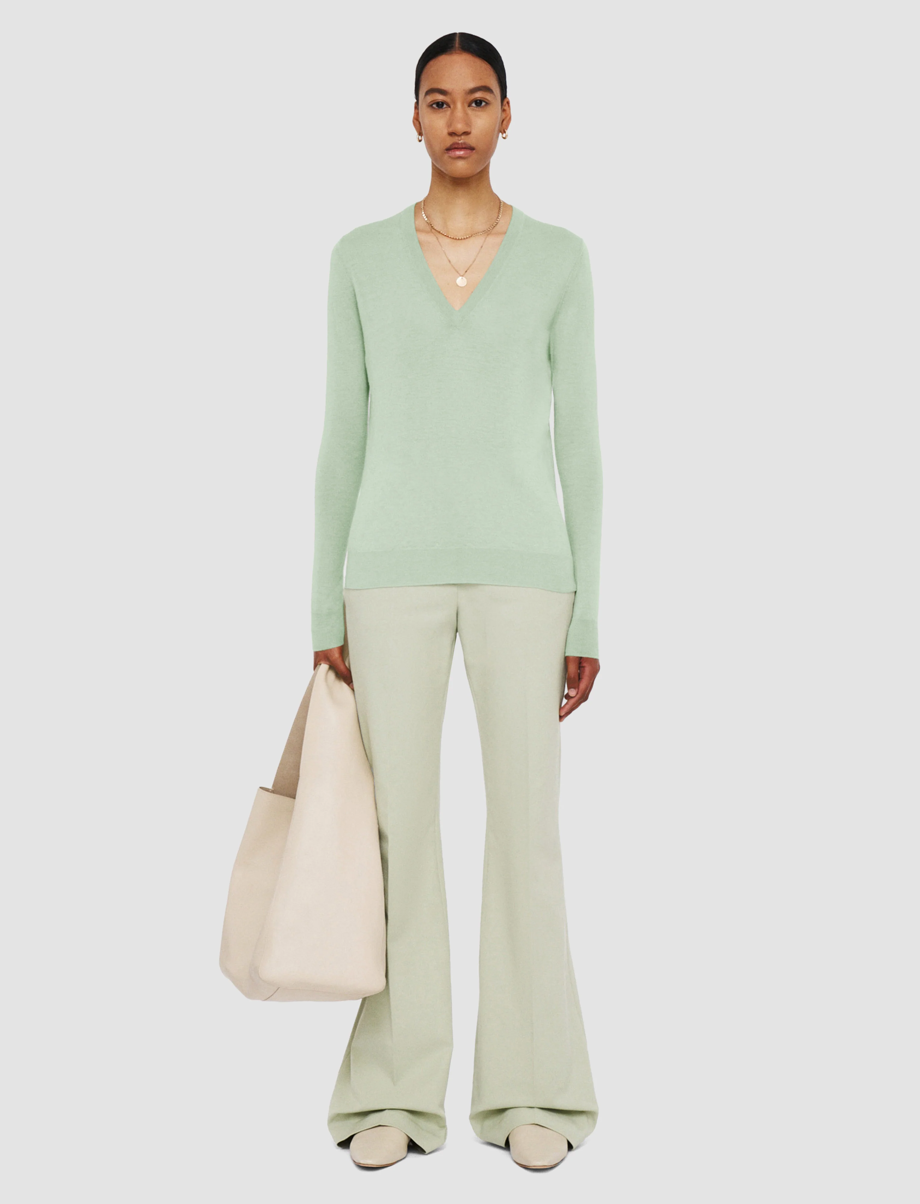 Cashair V Neck Jumper - Image 2