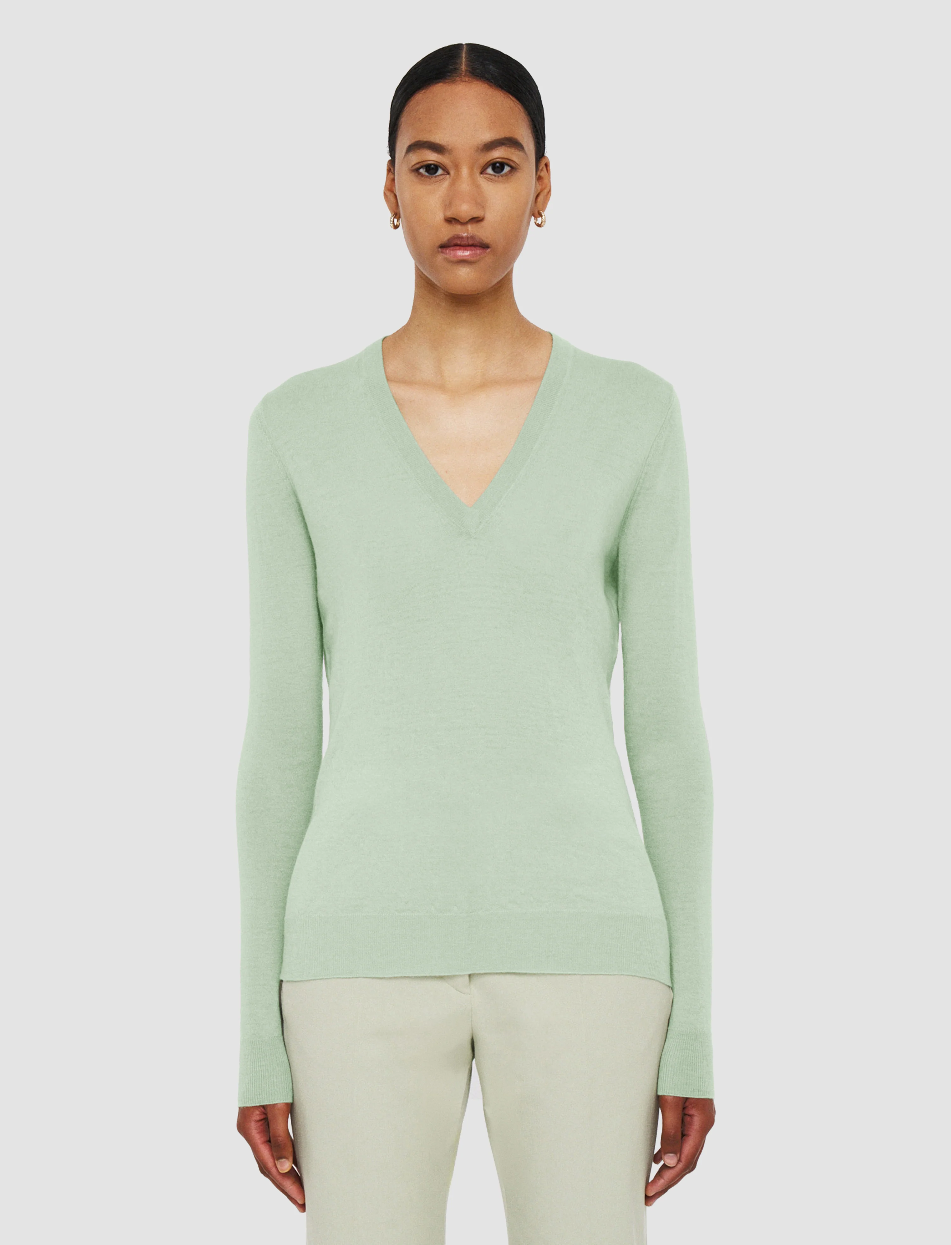 Cashair V Neck Jumper - Image 3