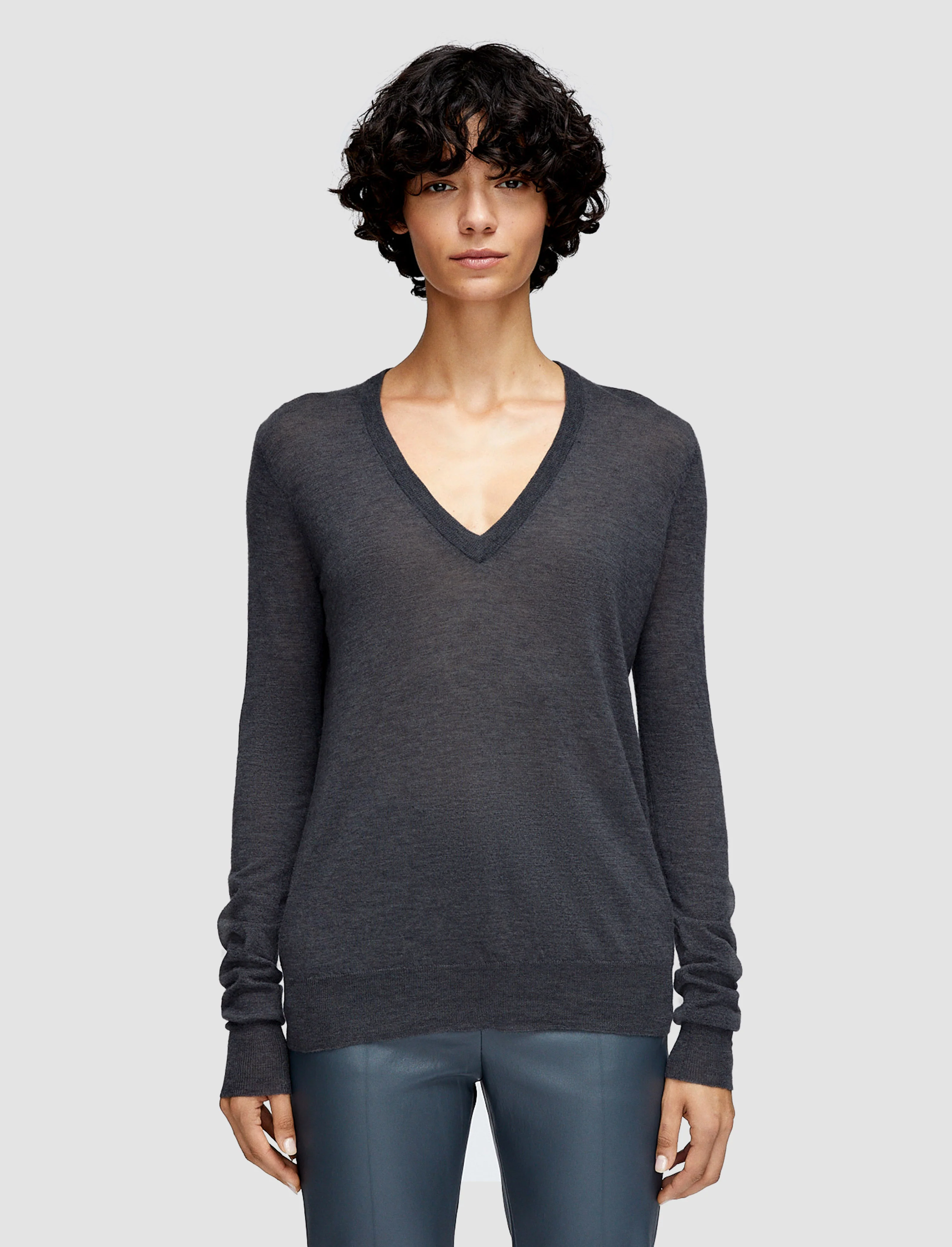 Cashair V Neck Jumper - Image 3