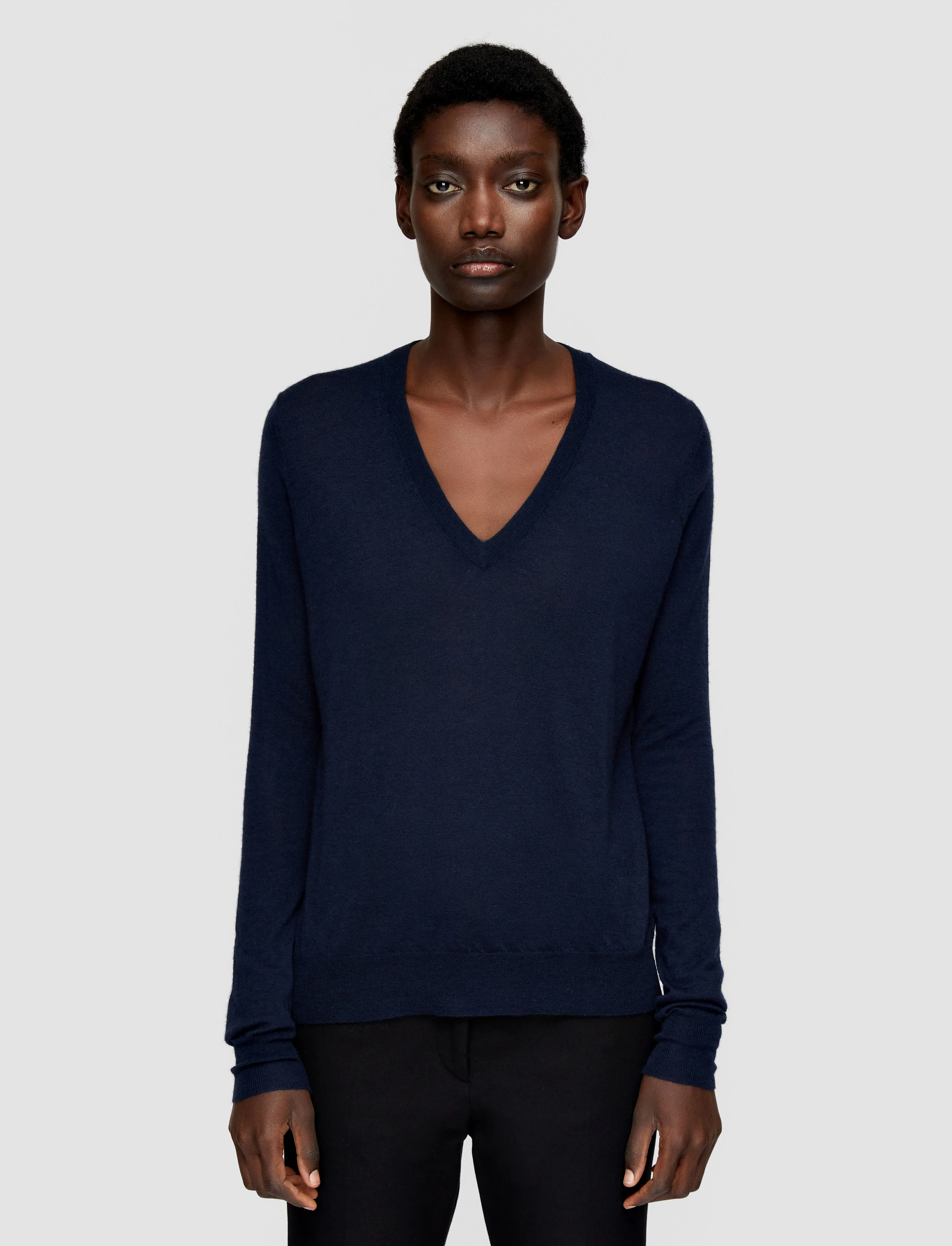 Cashair V Neck Jumper - Image 3