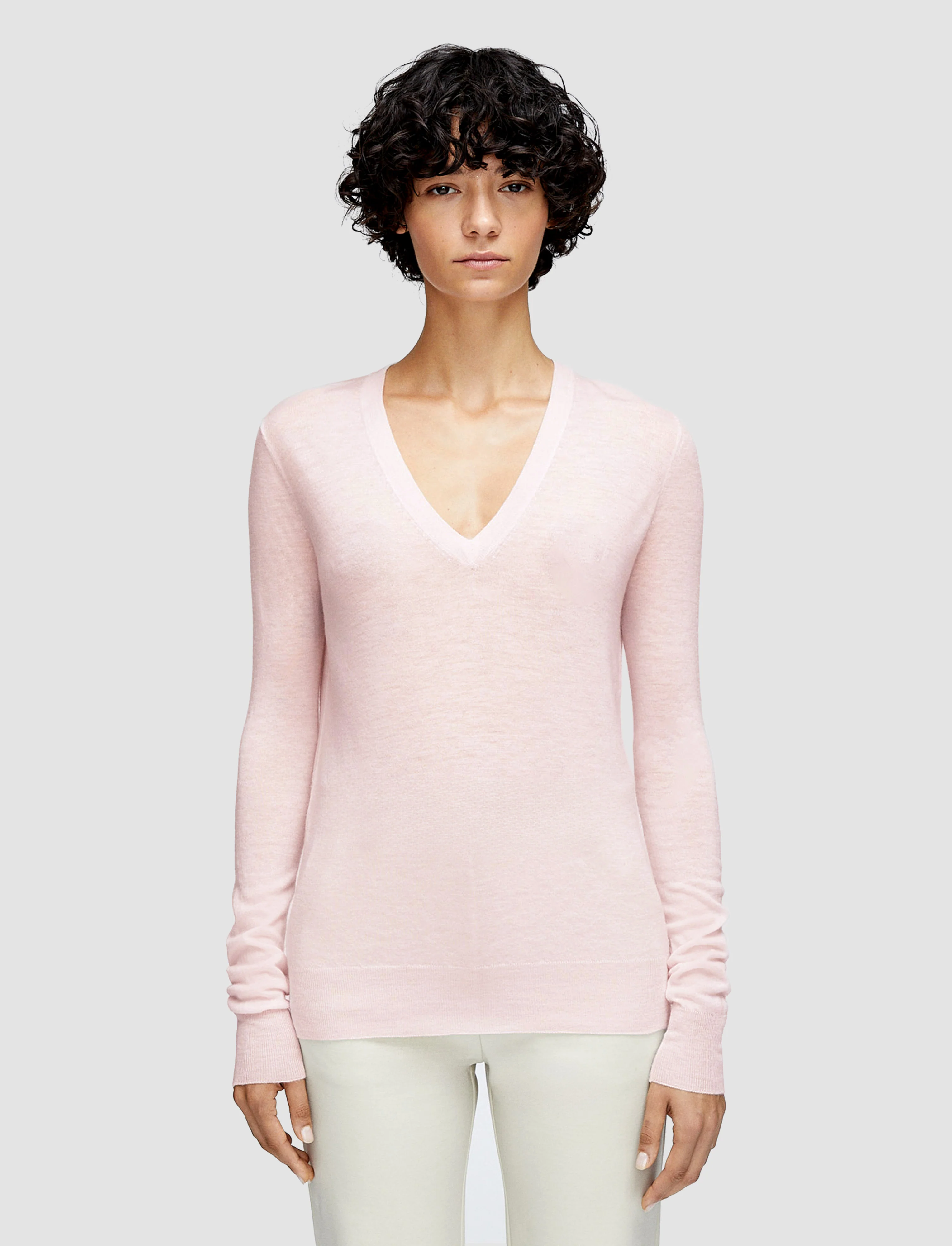 Cashair V Neck Jumper - Image 3