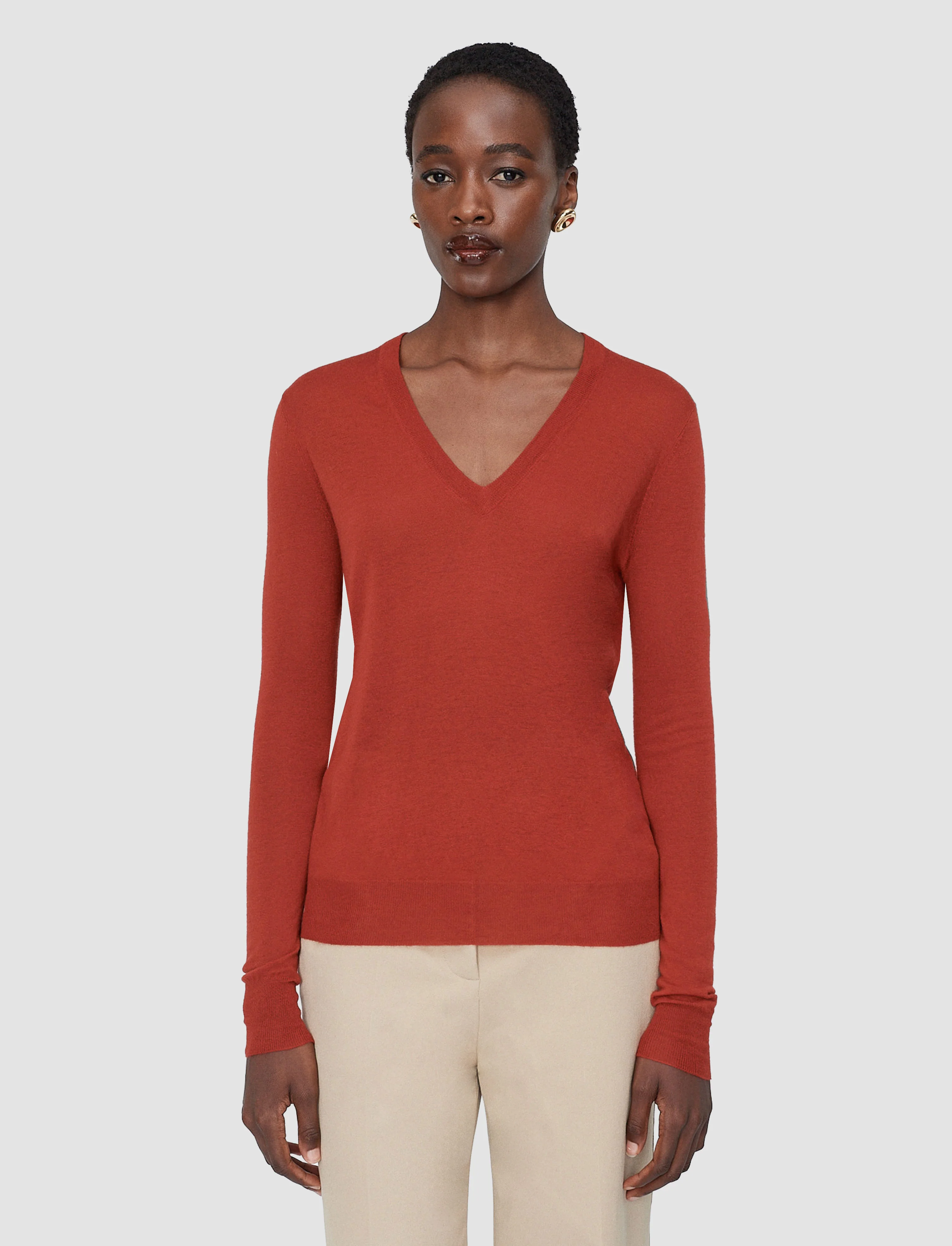 Cashair V Neck Jumper - Image 3