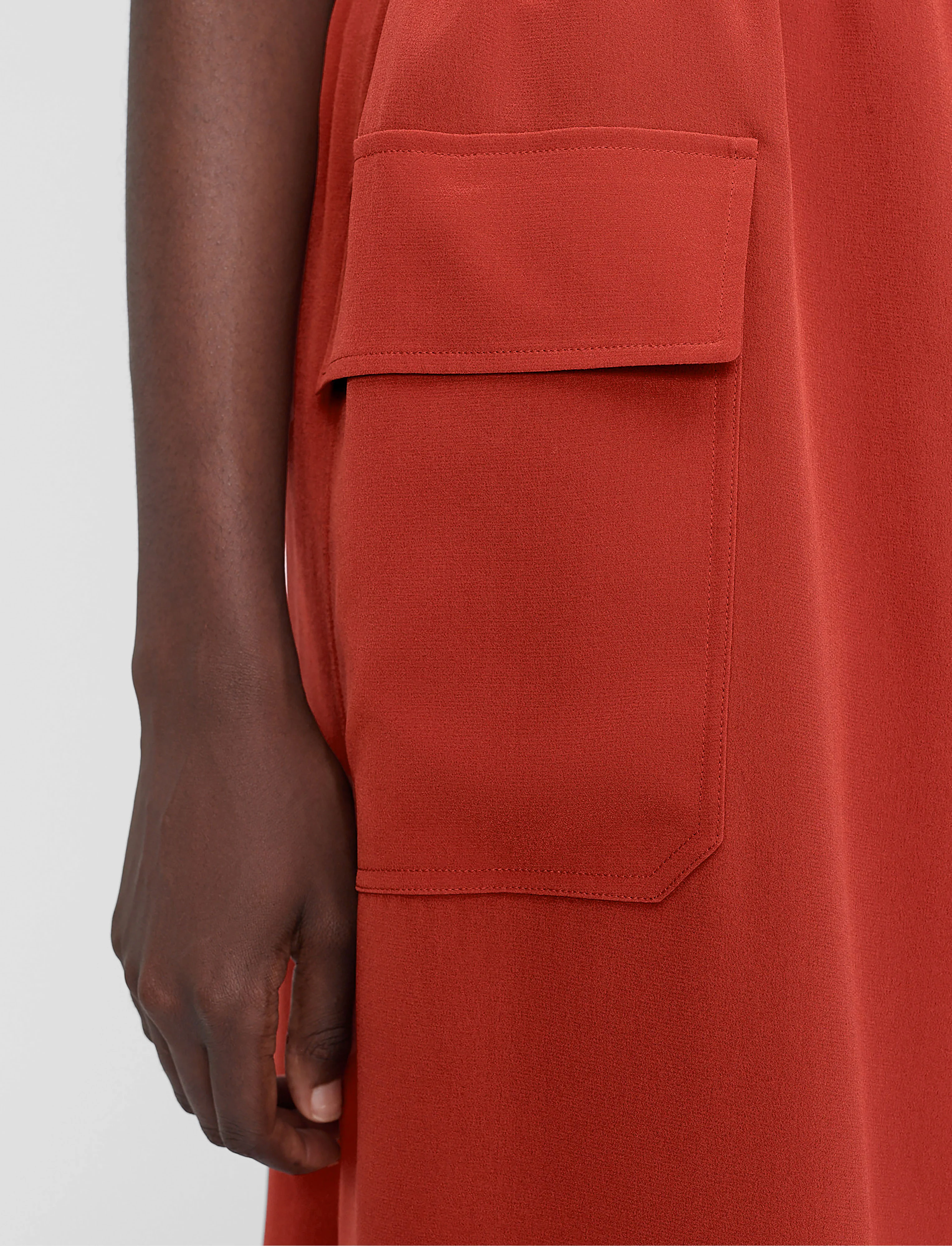 Charai Crepe de Soie Silk Skirt - Image 5