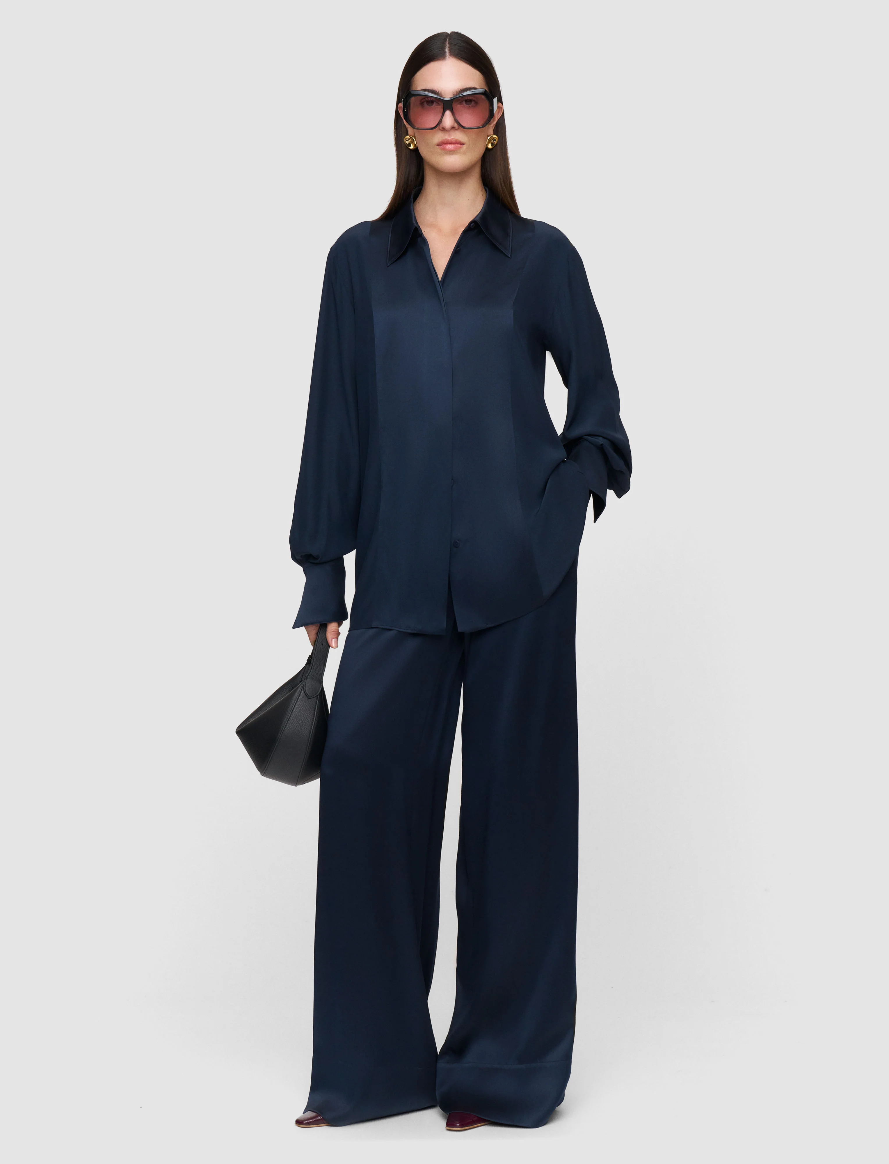 Childs Silk Satin Blouse - Image 2