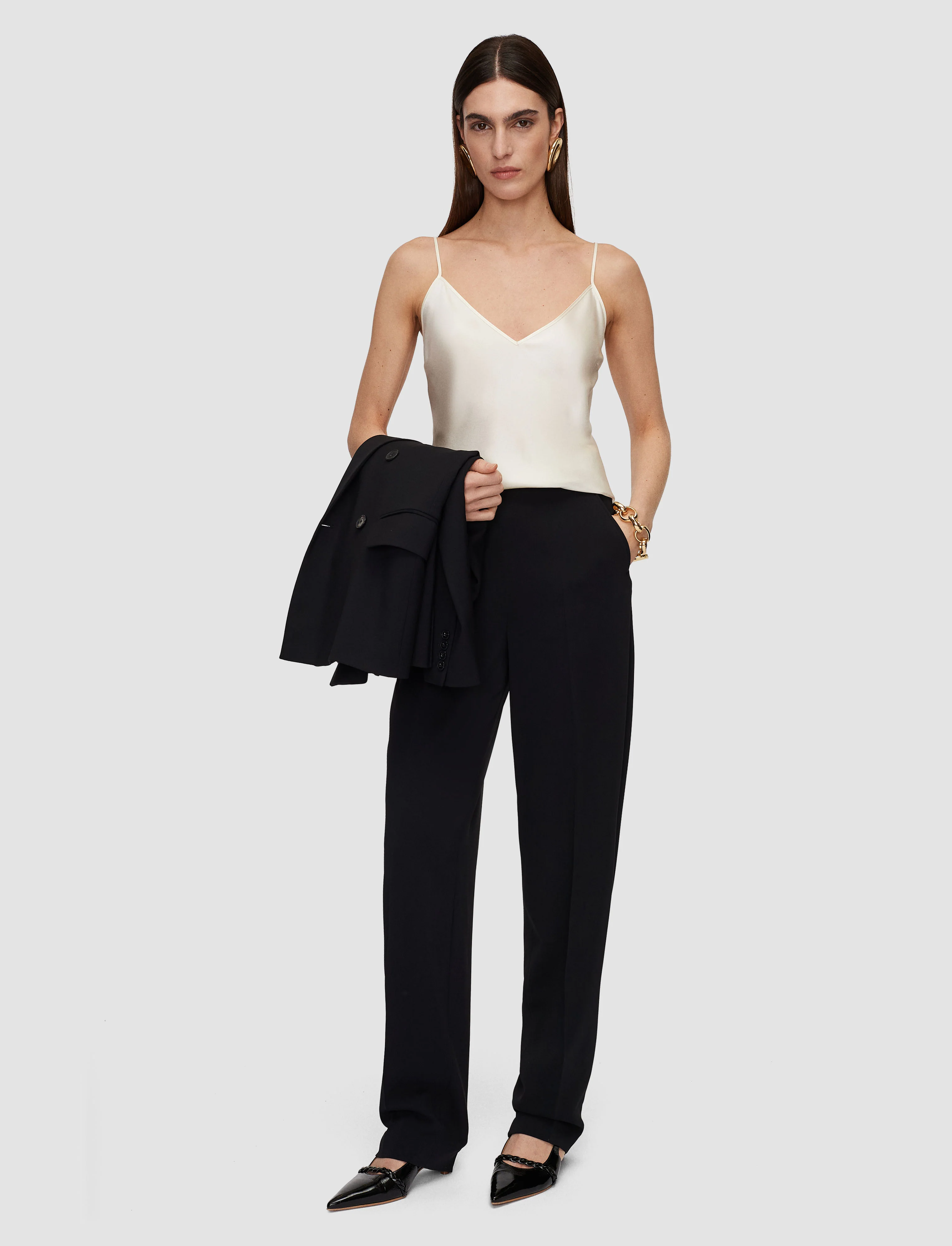 Clea Silk Satin Camisole - Image 2