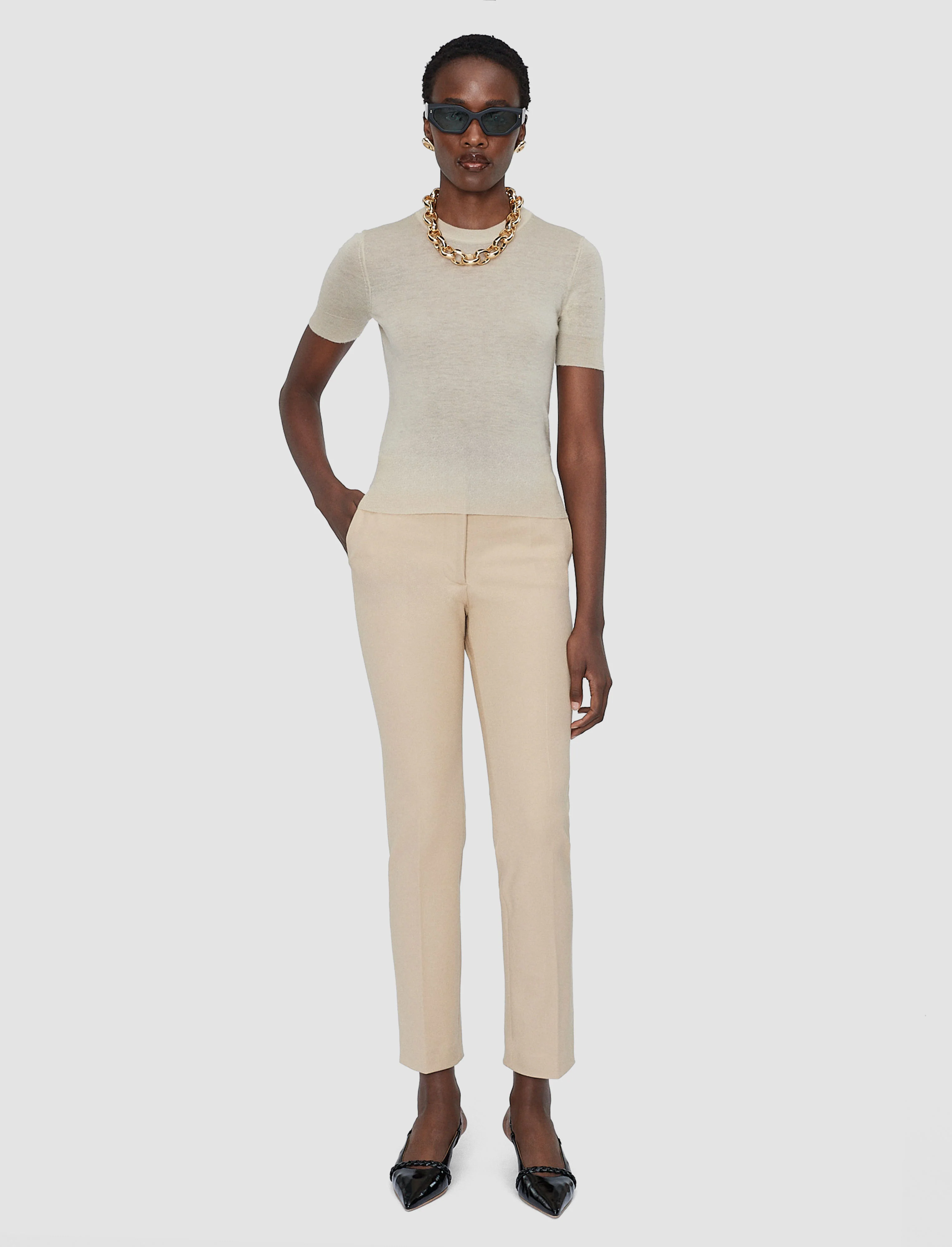 Coleman Long Gabardine Stretch Trousers