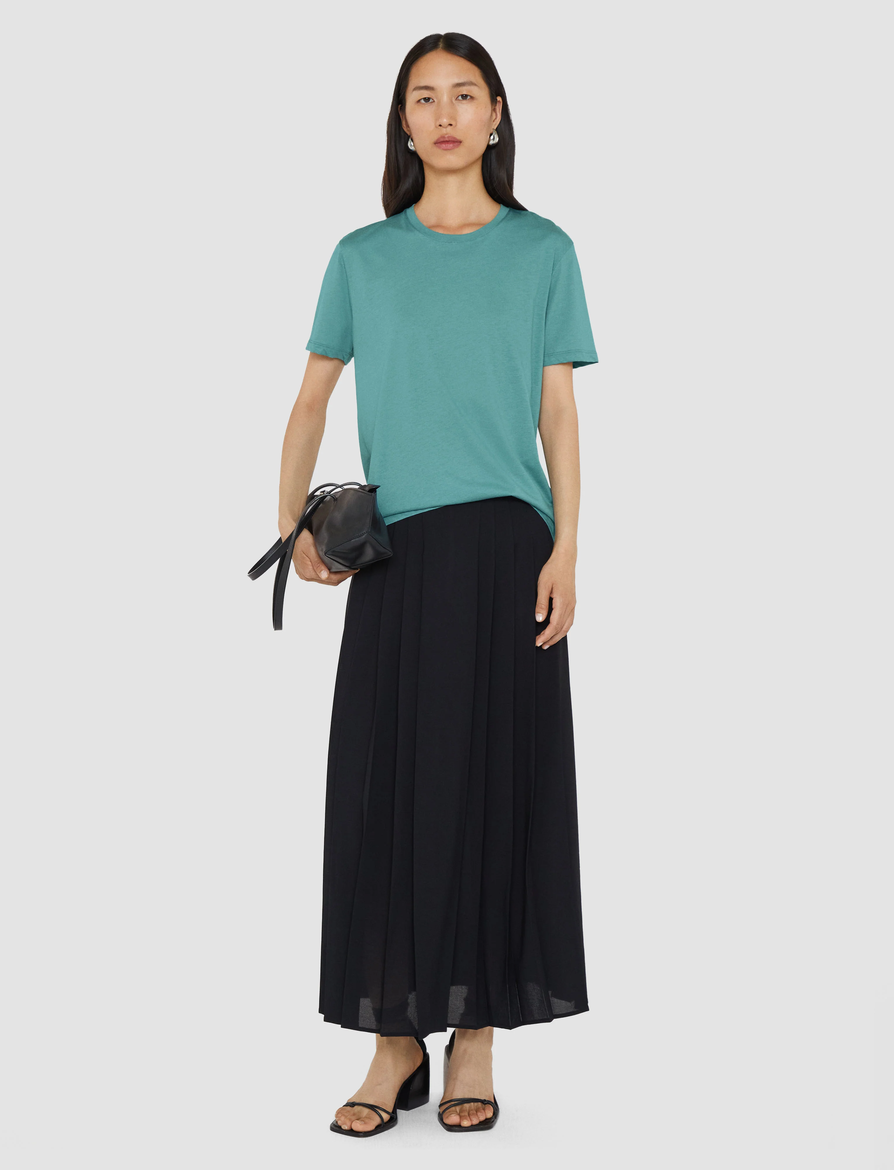 Cotton Silk Jersey T-Shirt - Image 2