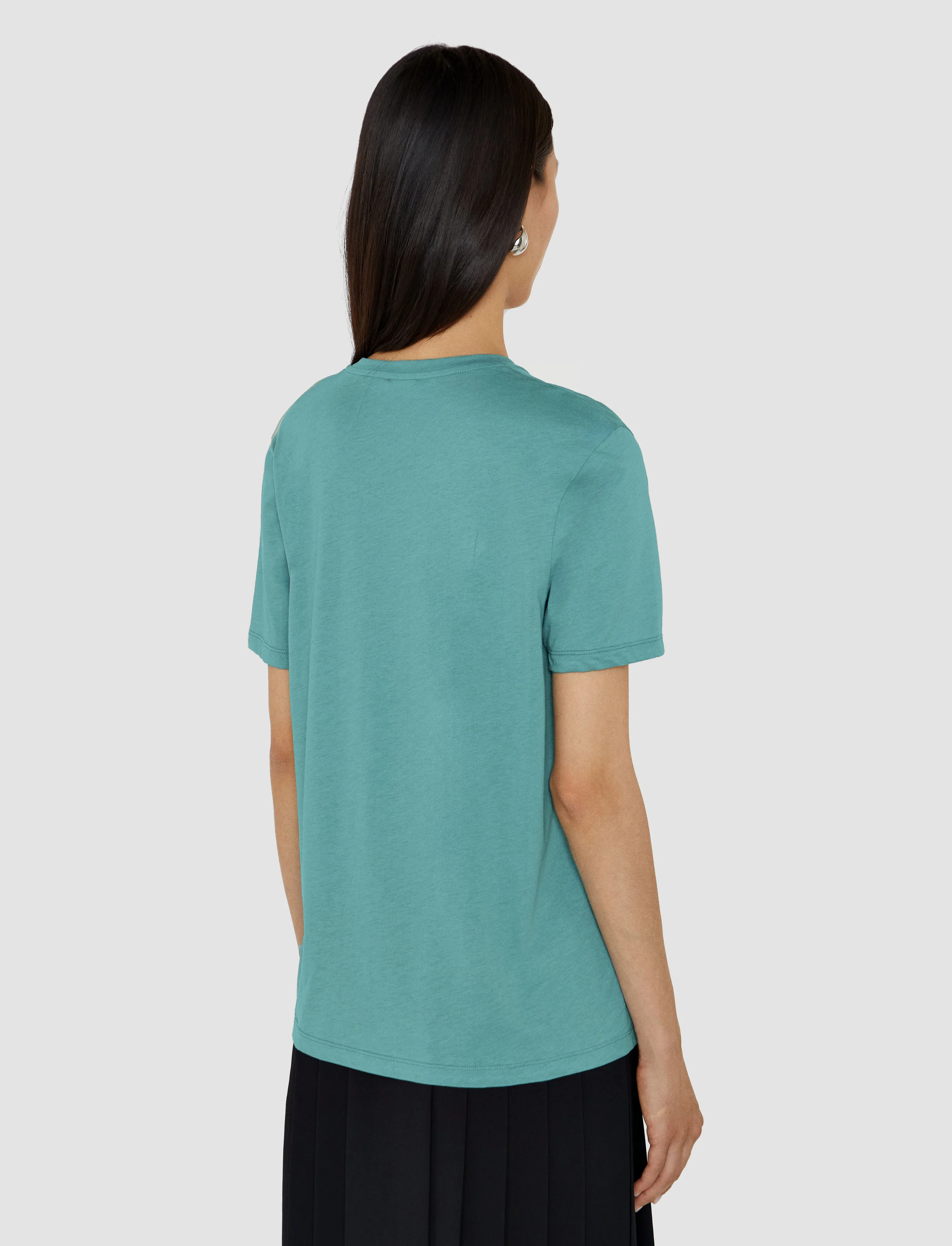 Cotton Silk Jersey T-Shirt - Image 4