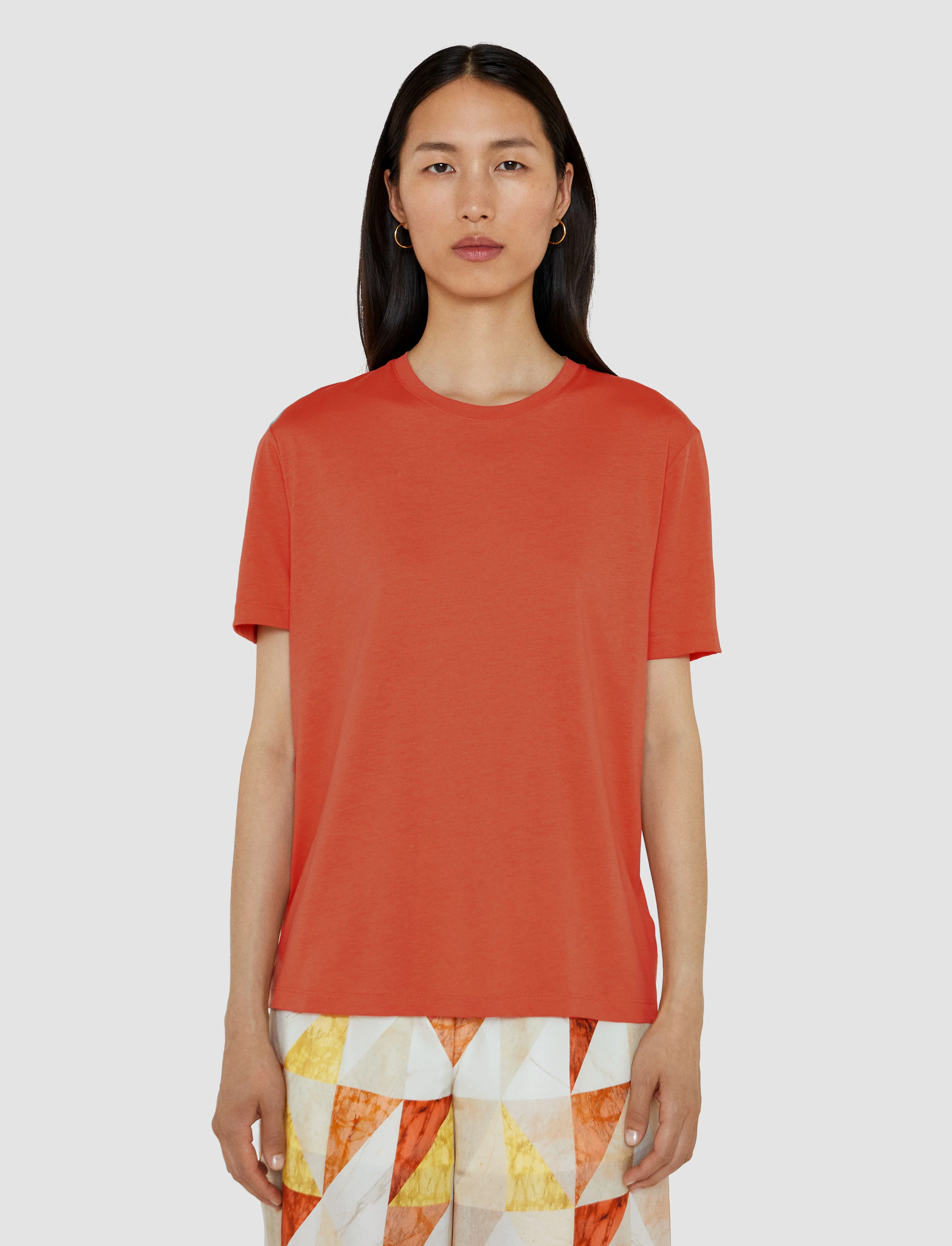 Cotton Silk Jersey T-Shirt - Image 3