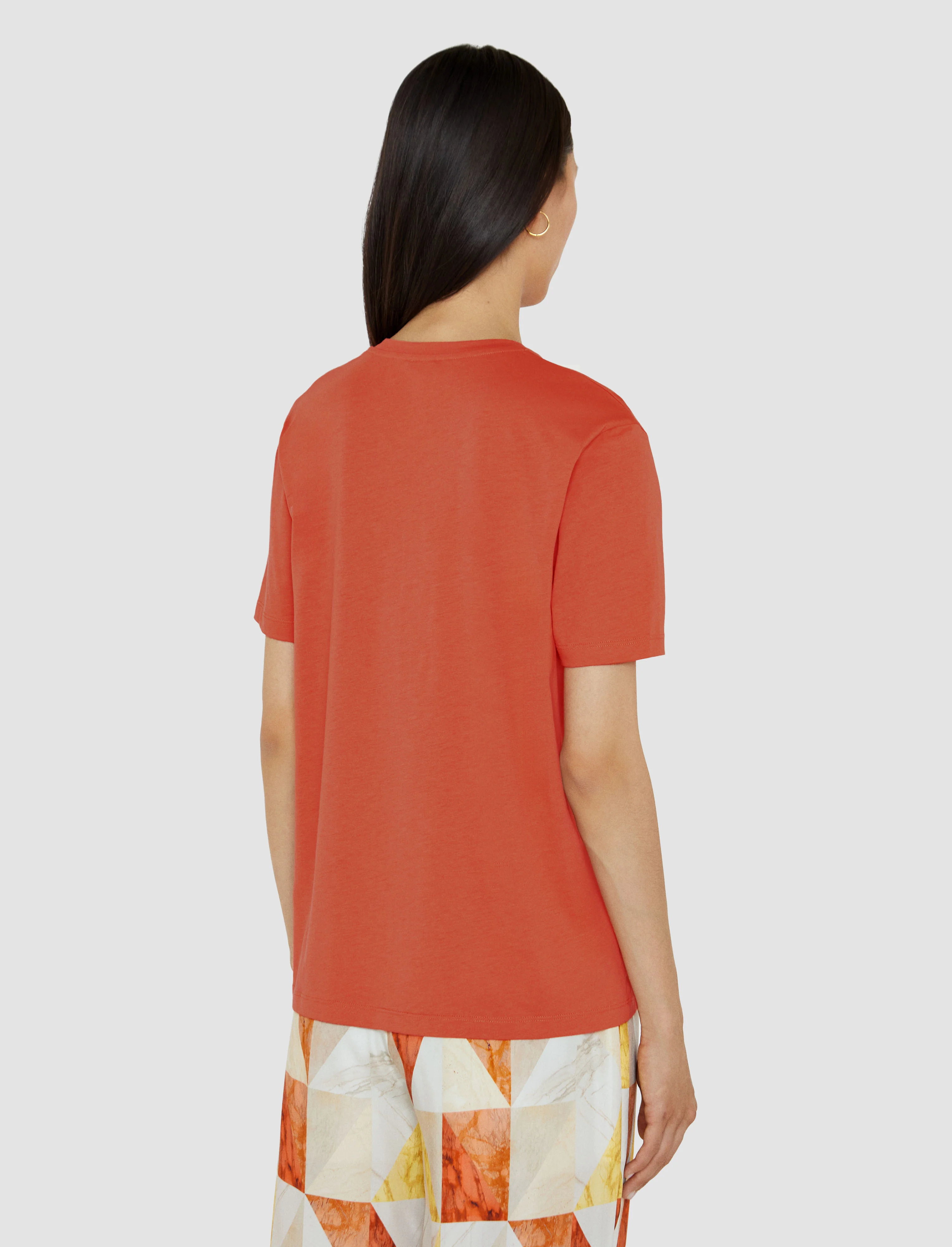 Cotton Silk Jersey T-Shirt - Image 4