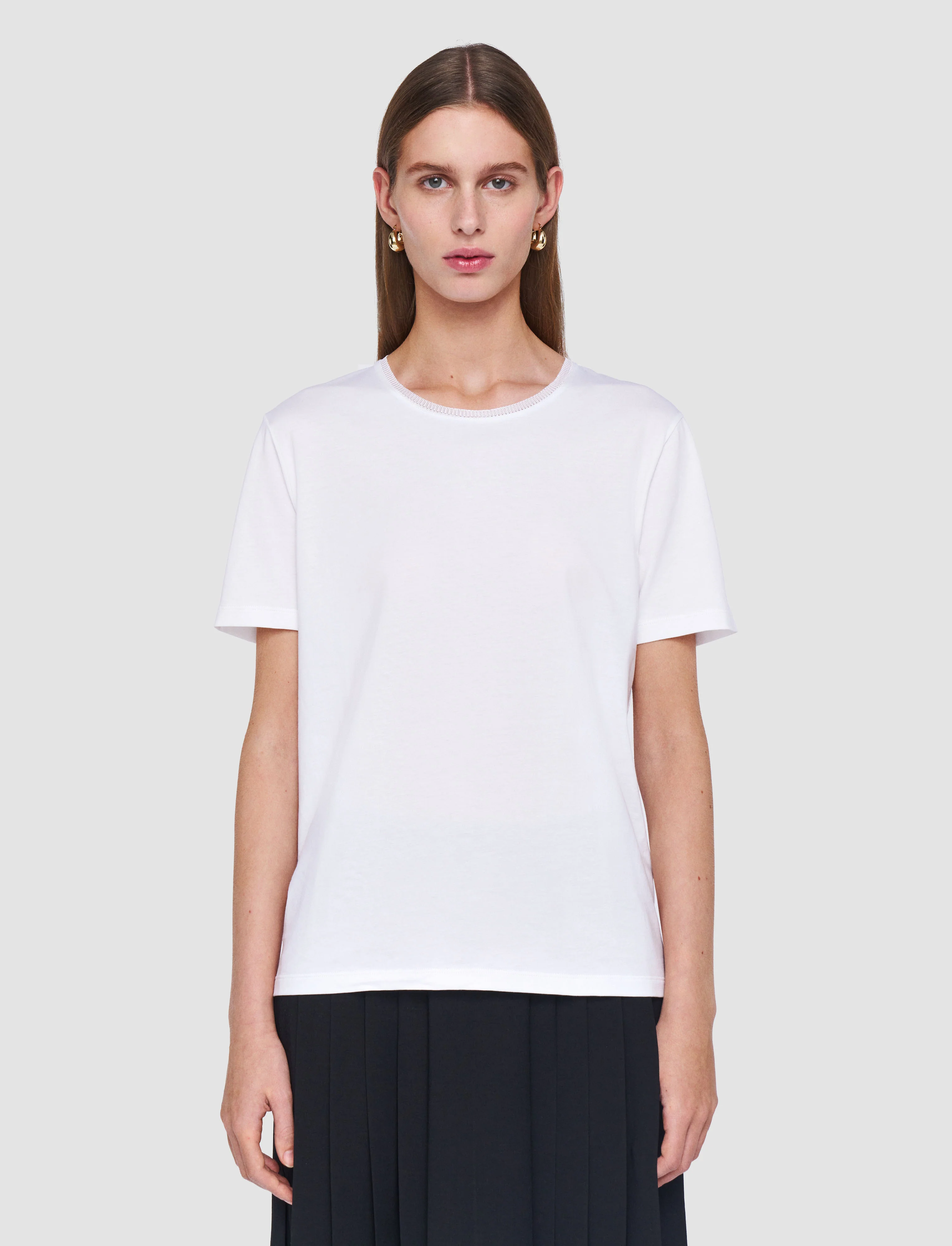 Cotton Silk Jersey T-Shirt - Image 3