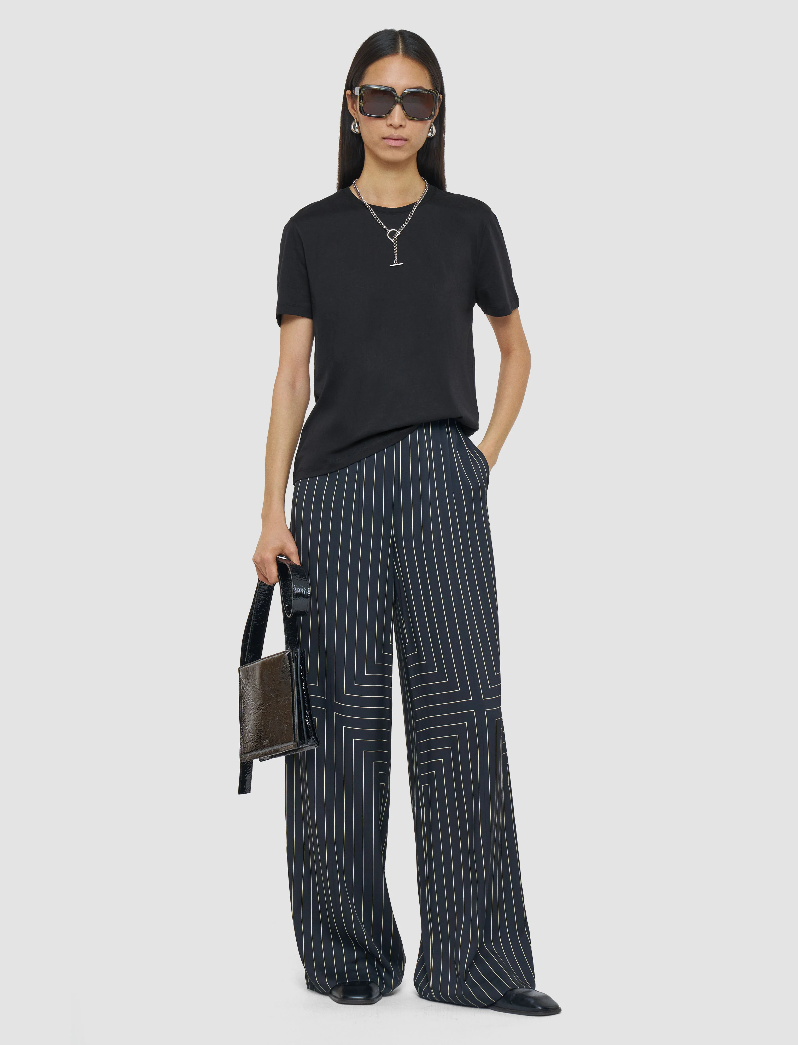 Cotton Silk Jersey T-Shirt - Image 2