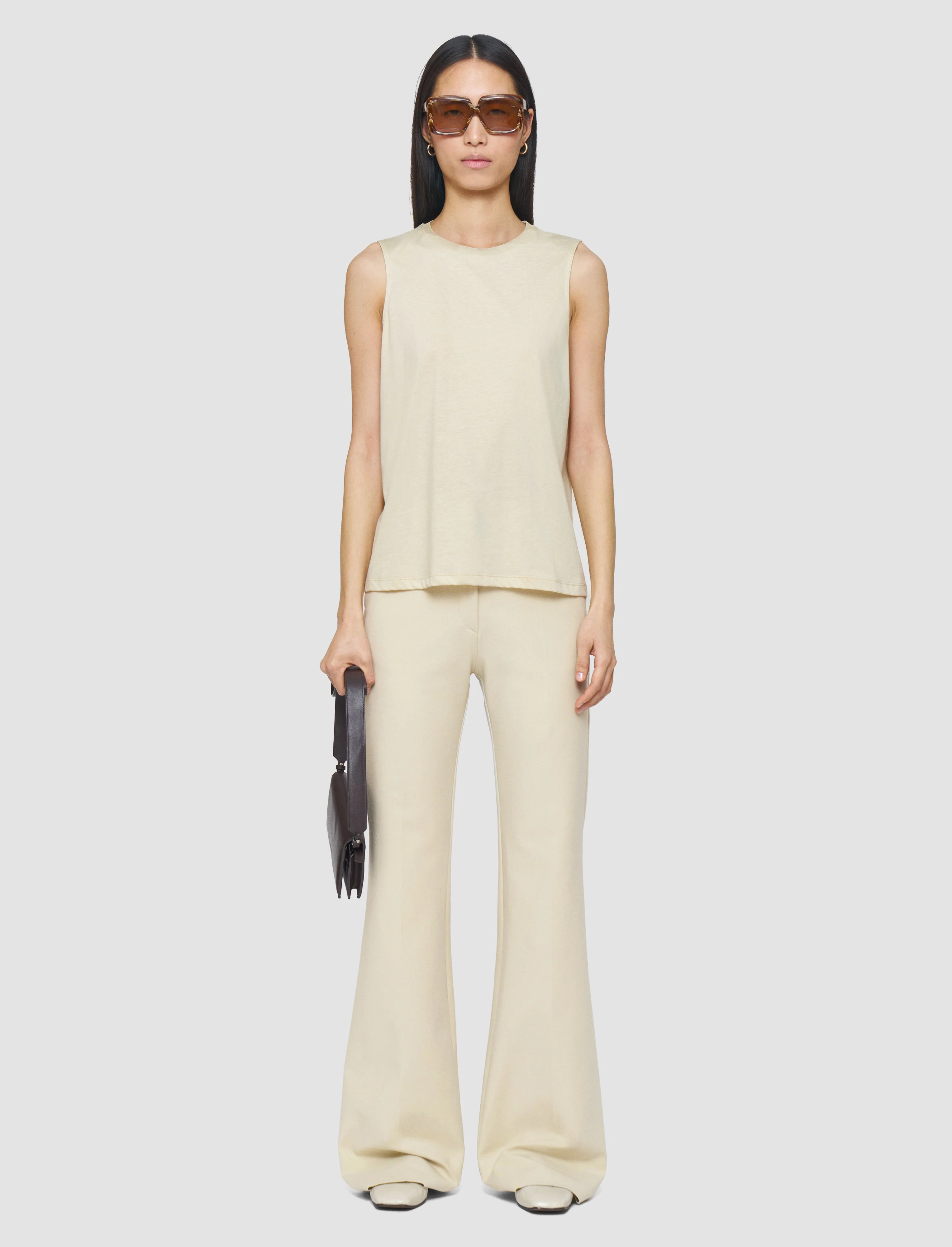 Cotton Silk Jersey Tank Top - Image 2