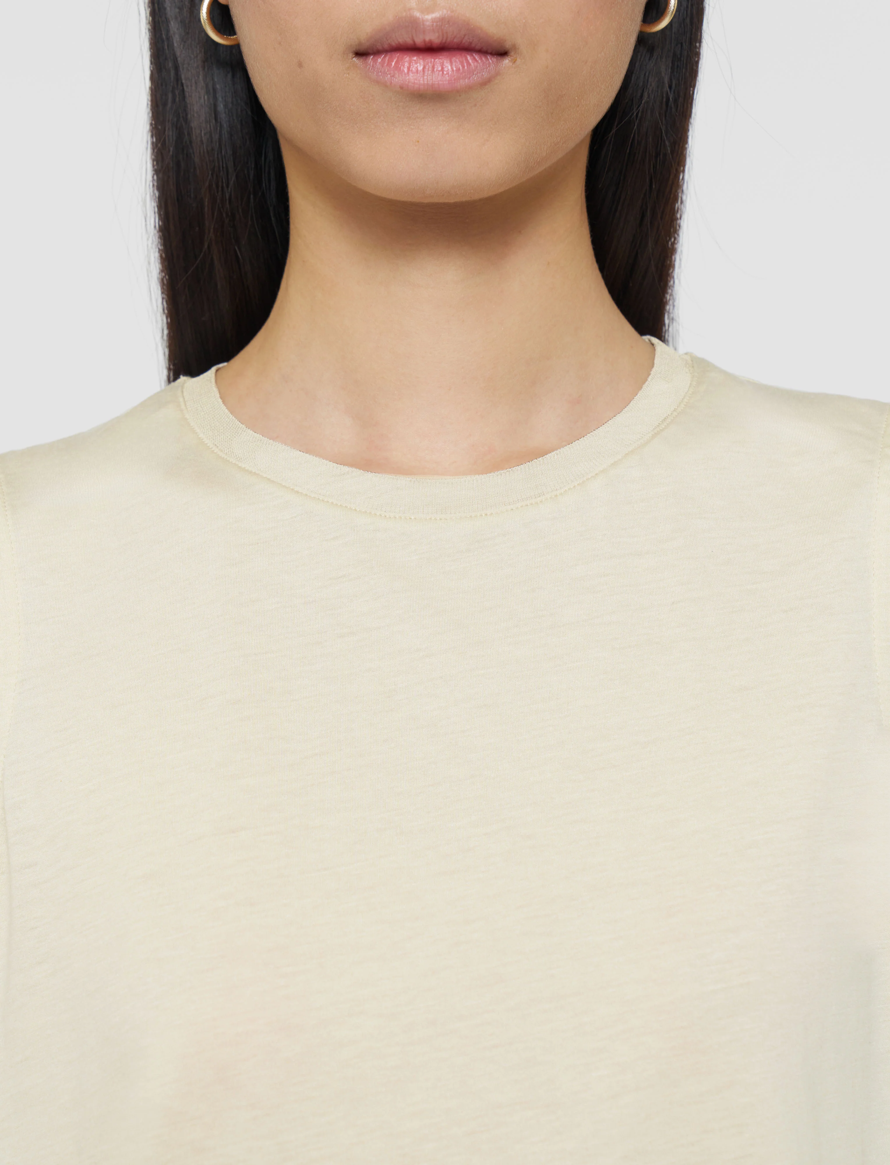 Cotton Silk Jersey Tank Top - Image 5